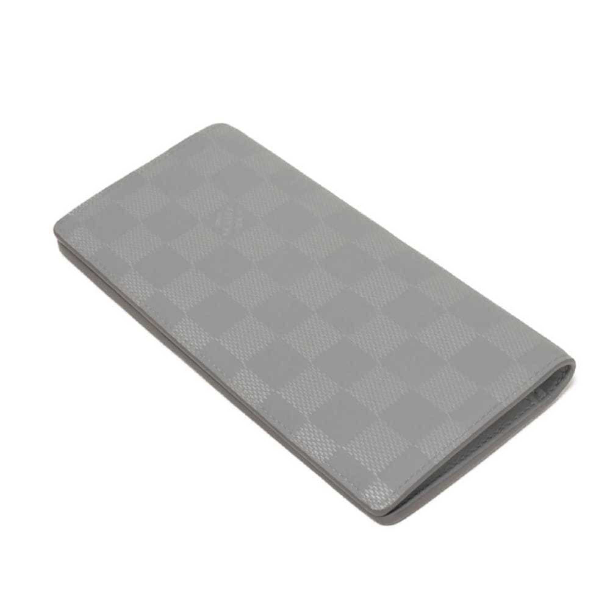 Louis Vuitton Damier Infini Gray Damier Infini Long Wallet (Bi-Fold) (Pre-Owned)