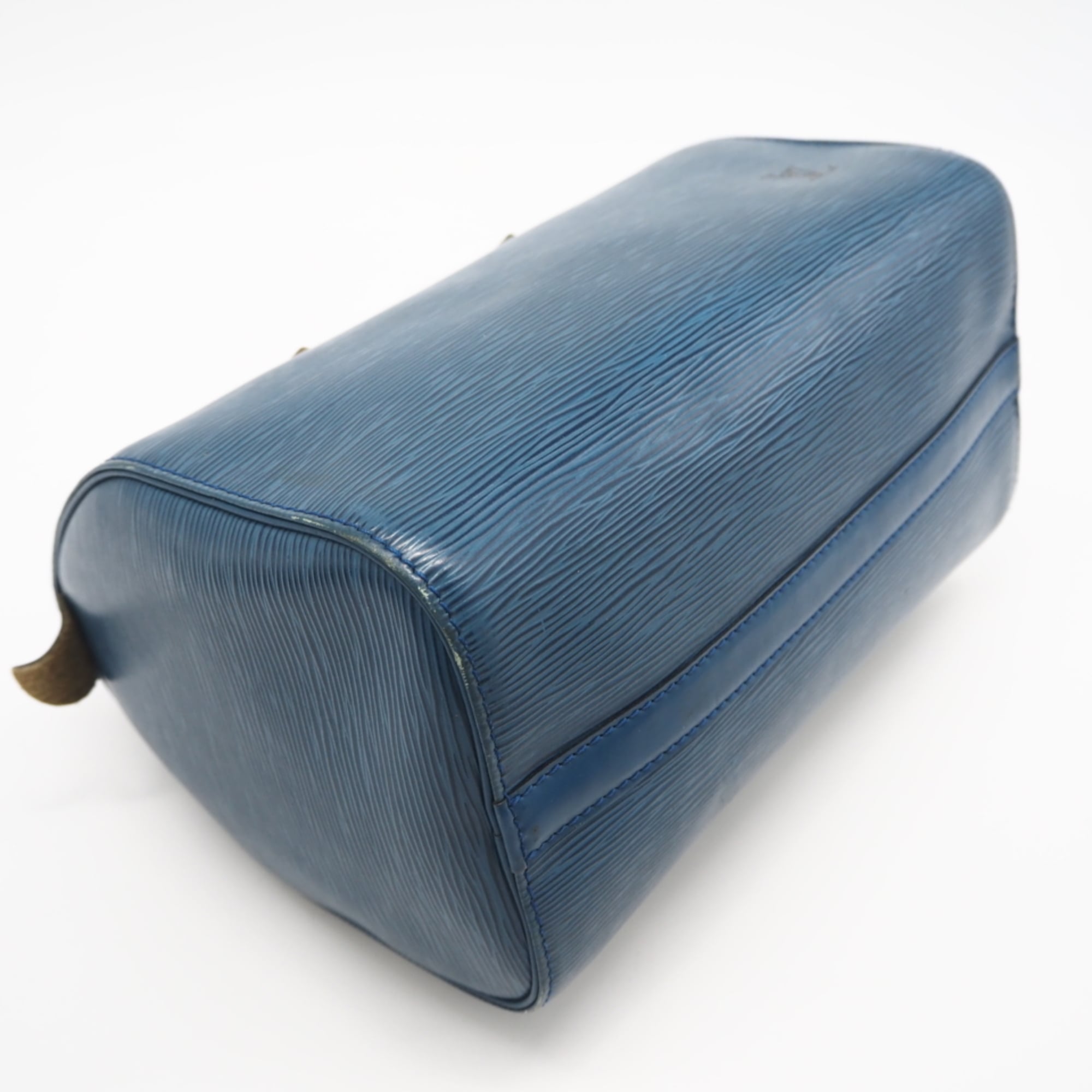 Louis Vuitton Toledo Blue Leather Handbag (Pre-Owned)