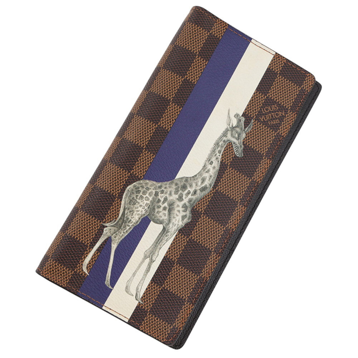 Louis Vuitton Brown Damier Canvas Long Wallet (Bi-Fold) (Pre-Owned)