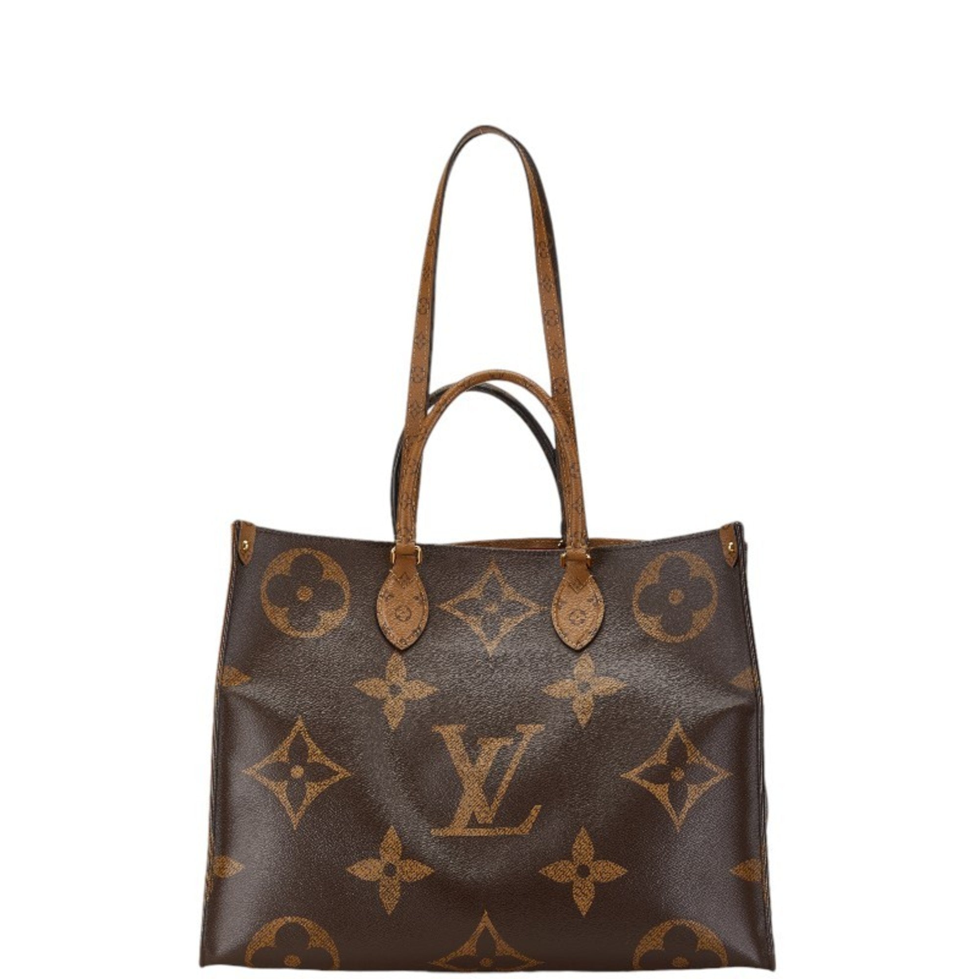 Louis Vuitton Monogram Reverse Brown Pvc Leather Handbag Shoulder Bag (Pre-Owned)