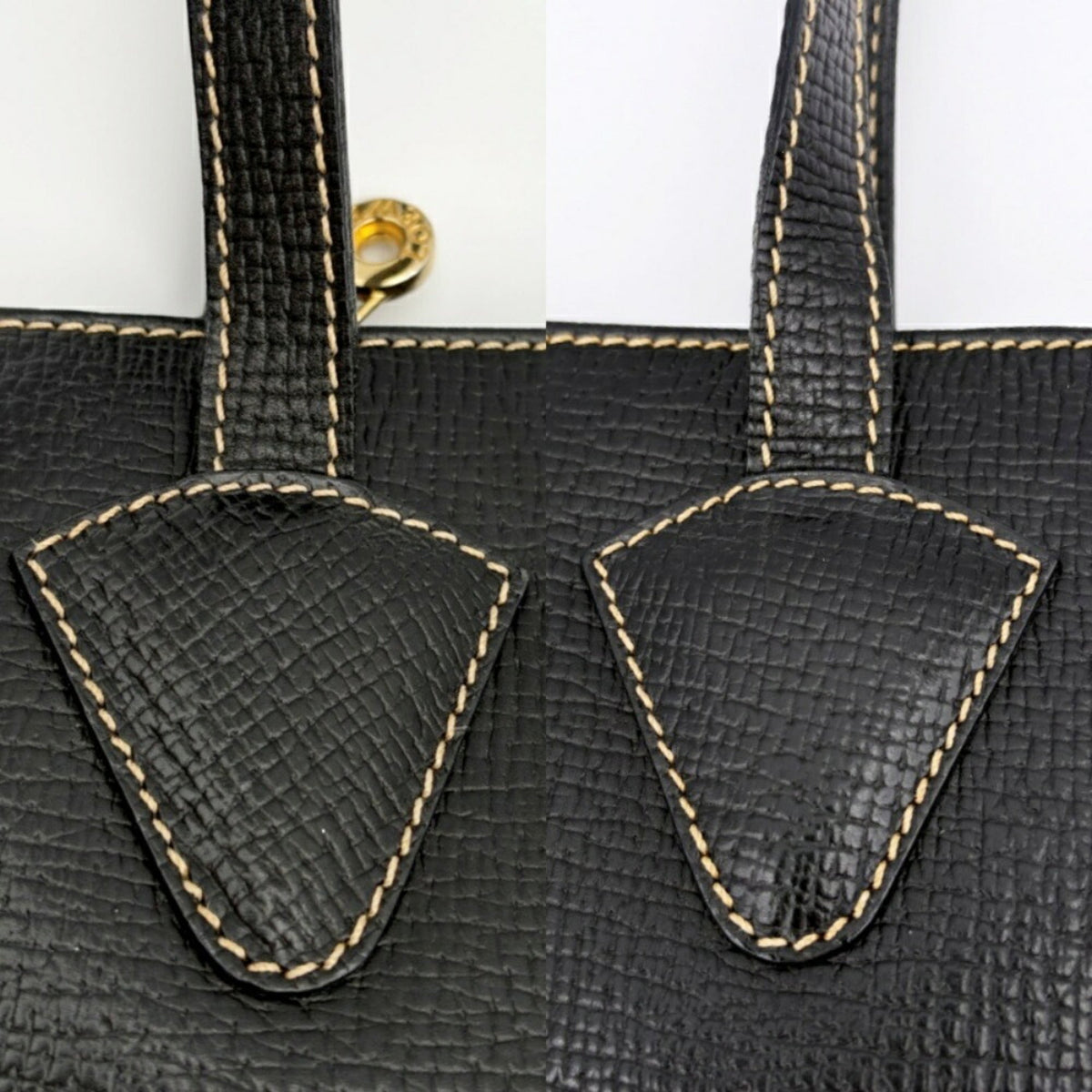 Loewe Barcelona Black Leather Shoulder Bag (Pre-Owned)