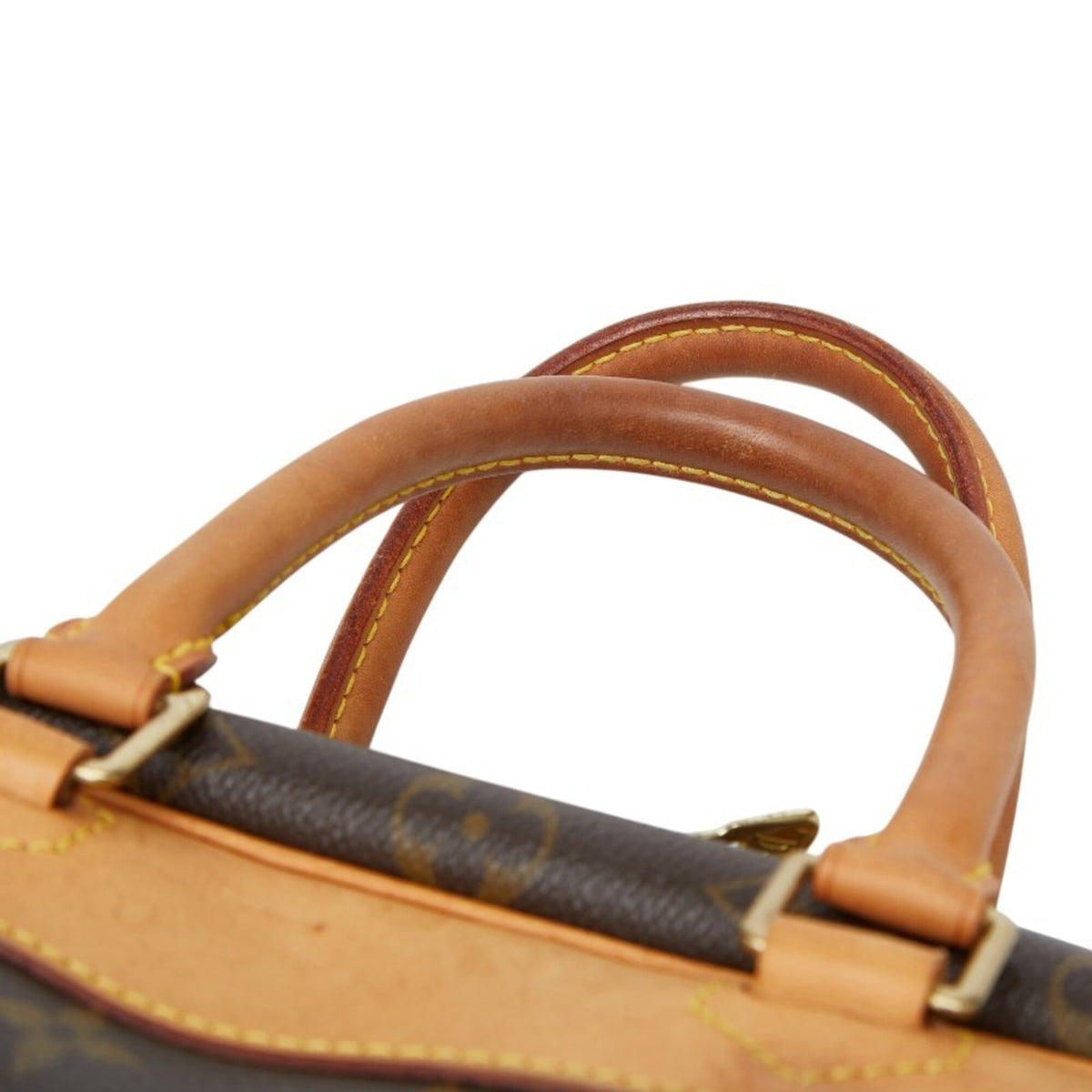Louis Vuitton Brown Pvc Leather Handbag (Pre-Owned)
