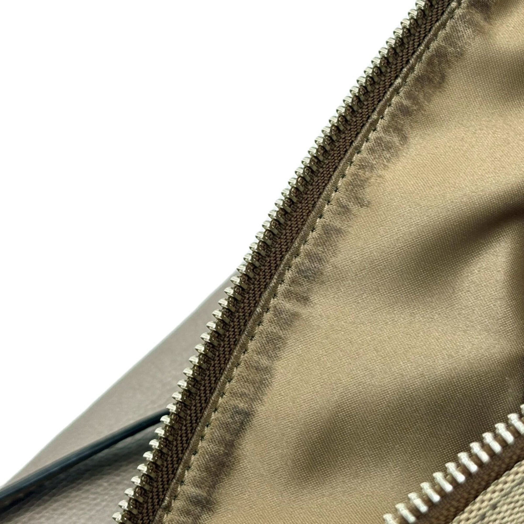 Coach Brown Canvas Shoulder Bag (Pre-Owned)