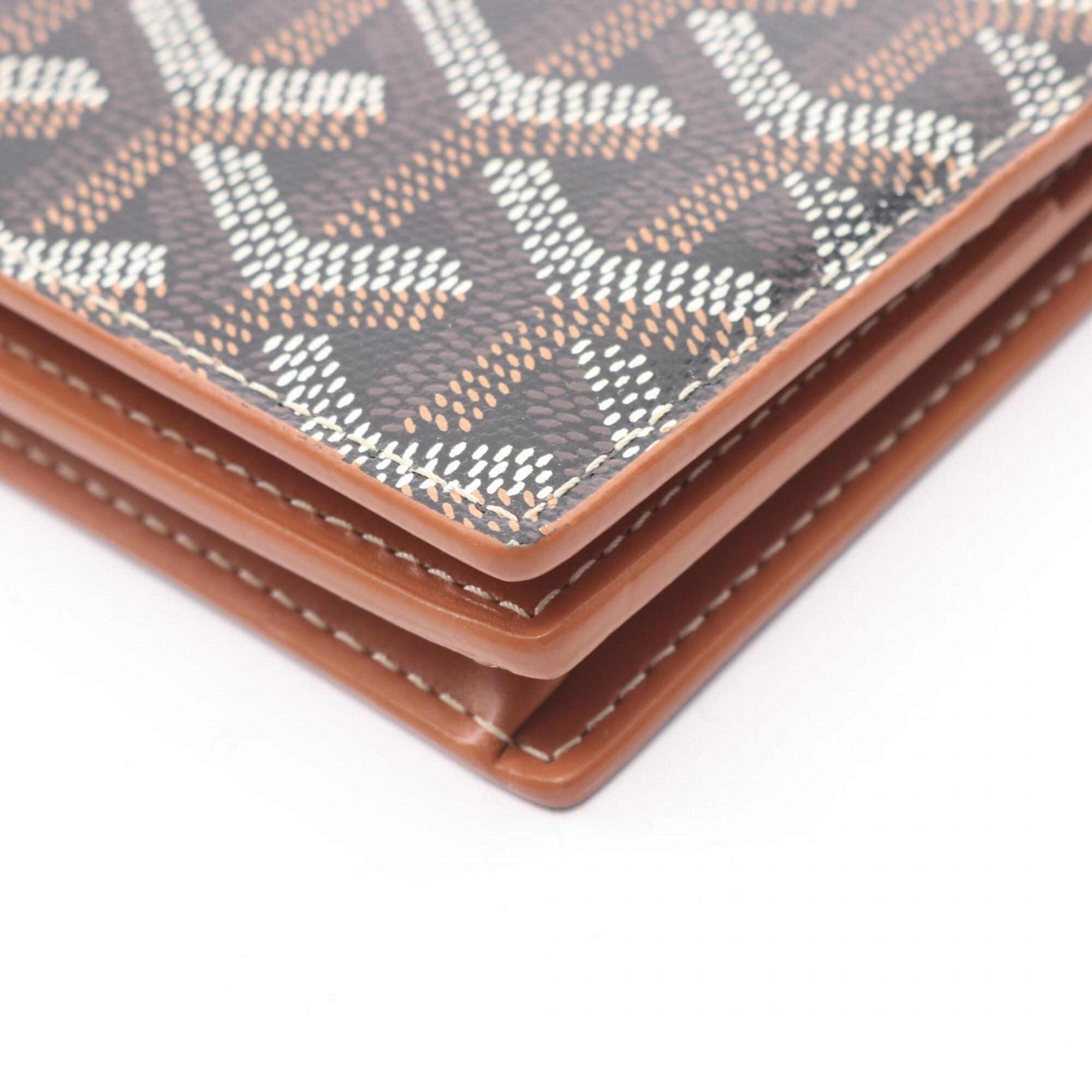Goyard Black Multi-Color Coated Canvas Pvc Long Wallet (Bi-Fold) (Pre-Owned)