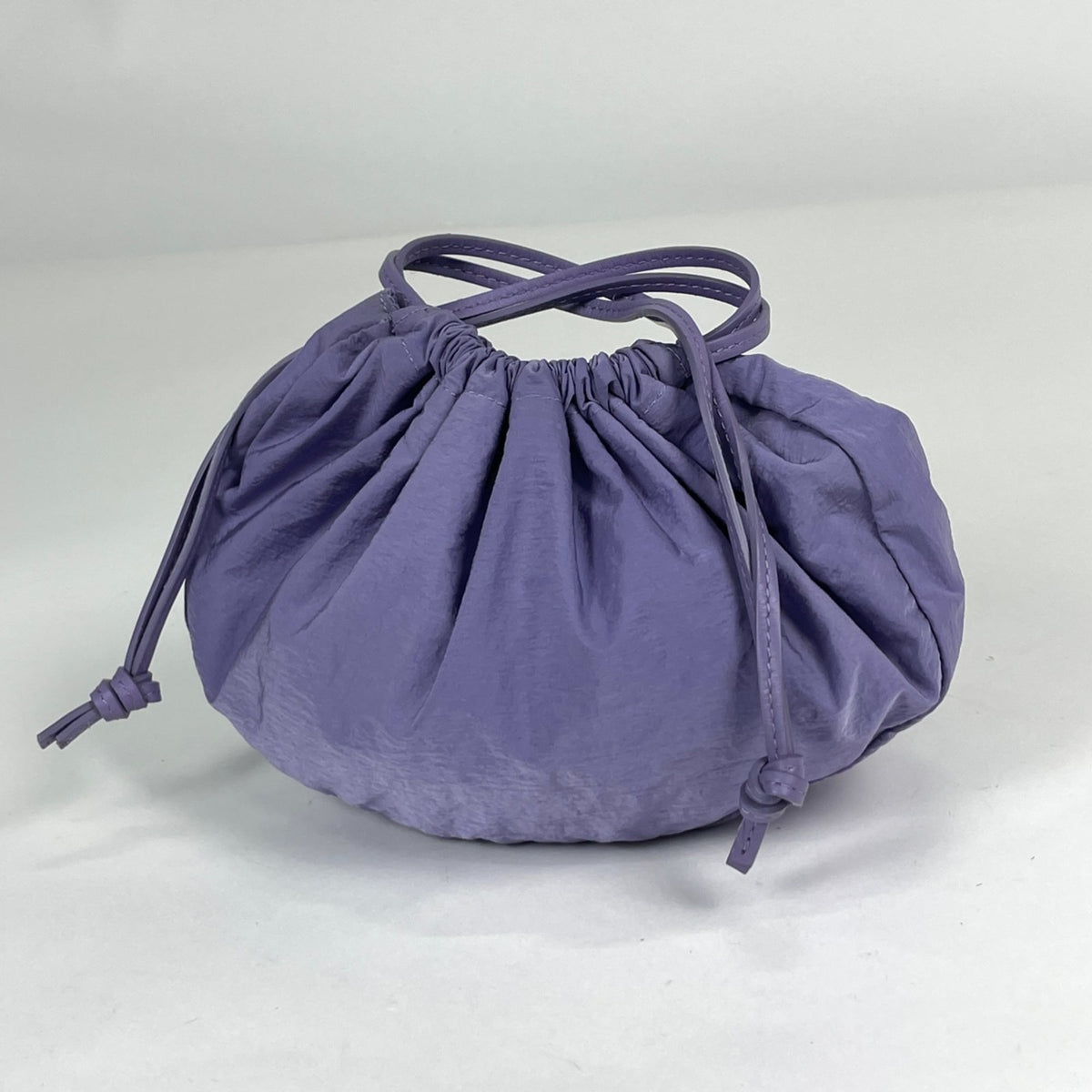 Bottega Veneta Purple Leather Handbag (Pre-Owned)