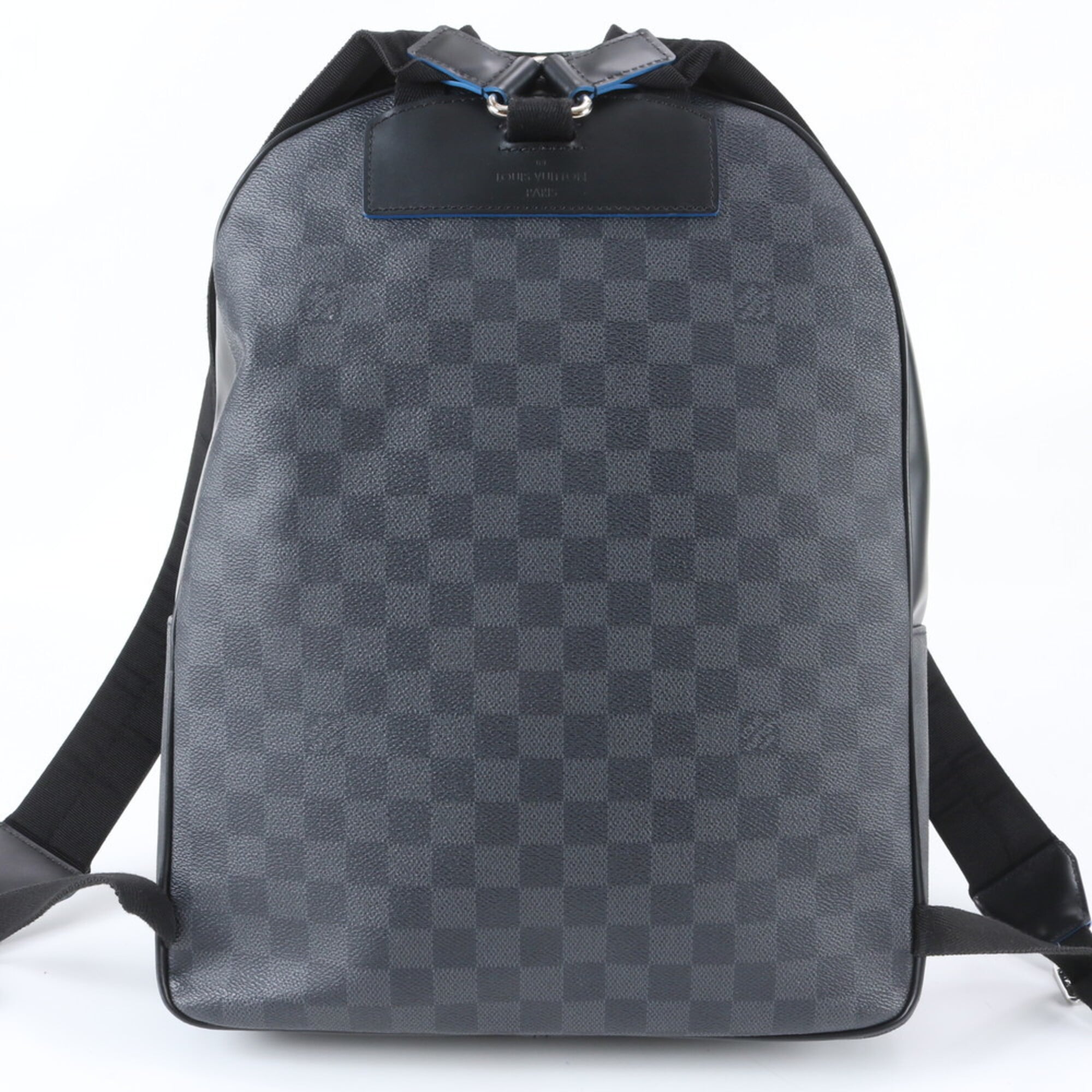 Louis Vuitton Black Damier Graphite Leather Coated Canvas Backpack (Pre-Owned)