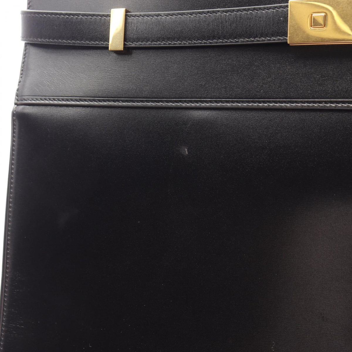 Yves Saint Laurent Black Leather Tote Bag (Pre-Owned)