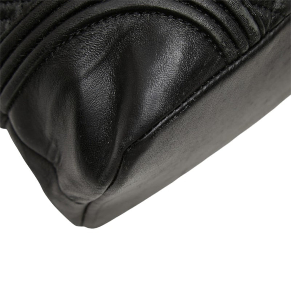 Tory Burch Black Leather Handbag Shoulder Bag (Pre-Owned)