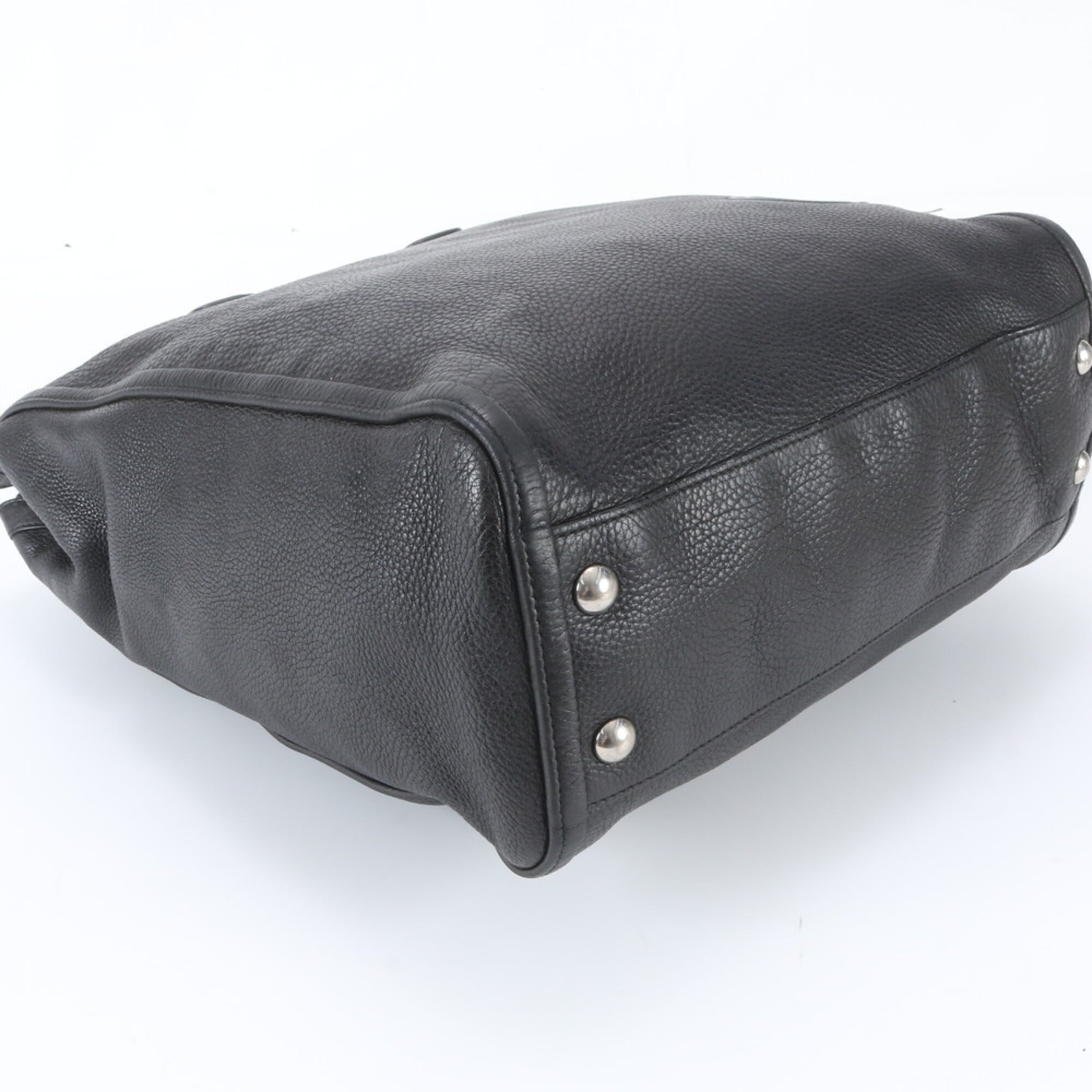 Gucci Black Leather Tote Bag (Pre-Owned)
