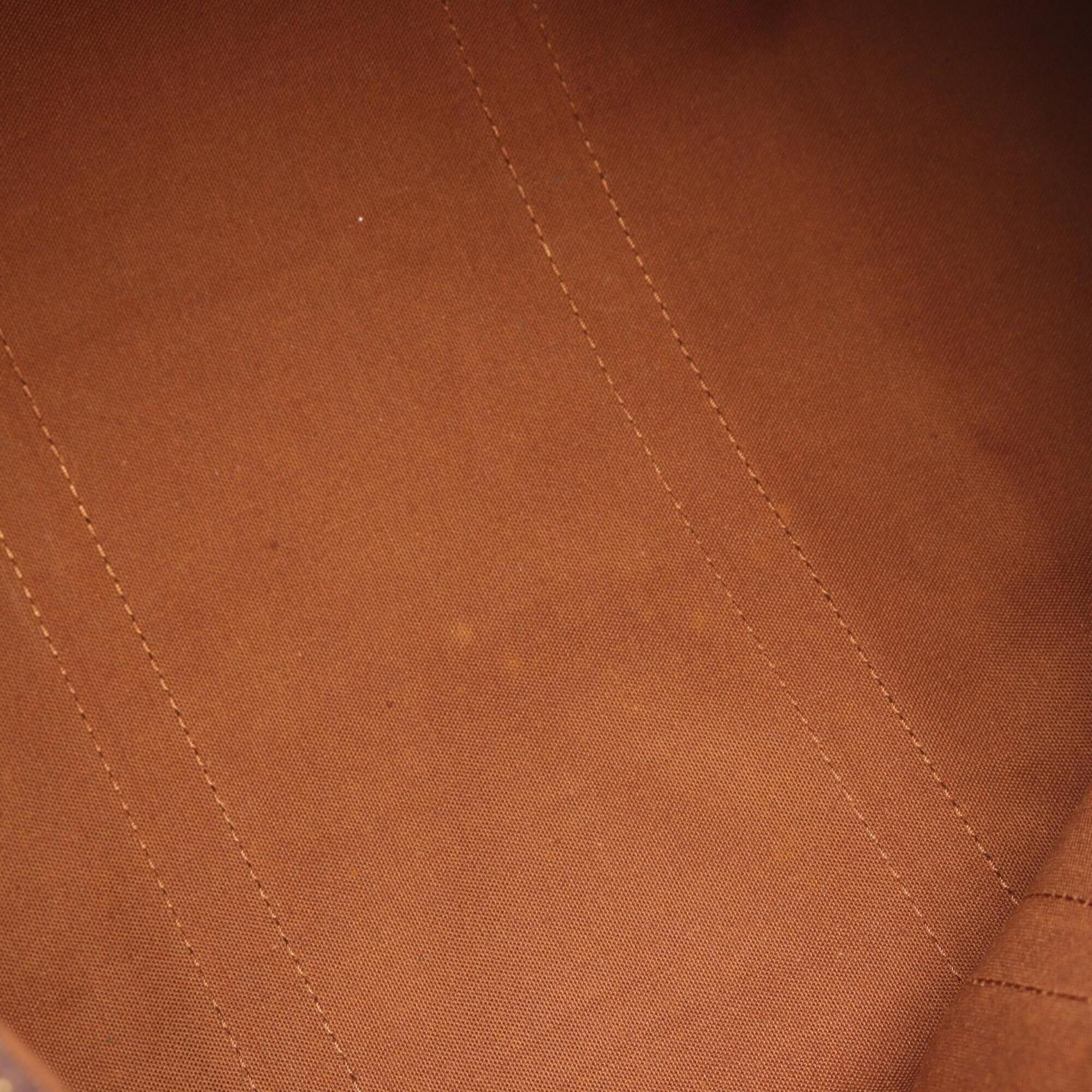 Louis Vuitton Monogram Brown Coated Canvas Boston Bag Handbag (Pre-Owned)