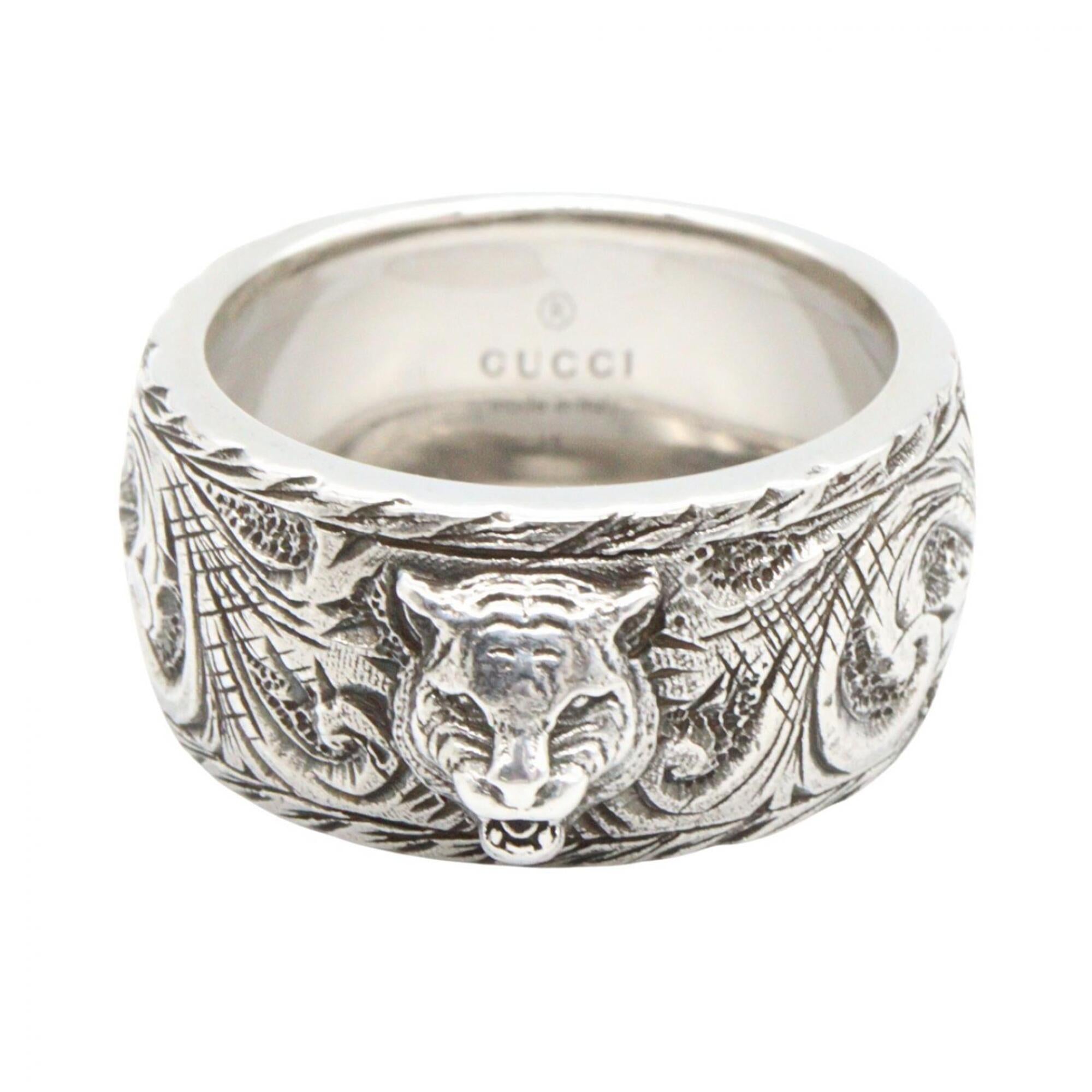 Gucci Silver Silver 925 Band Ring (Pre-Owned)