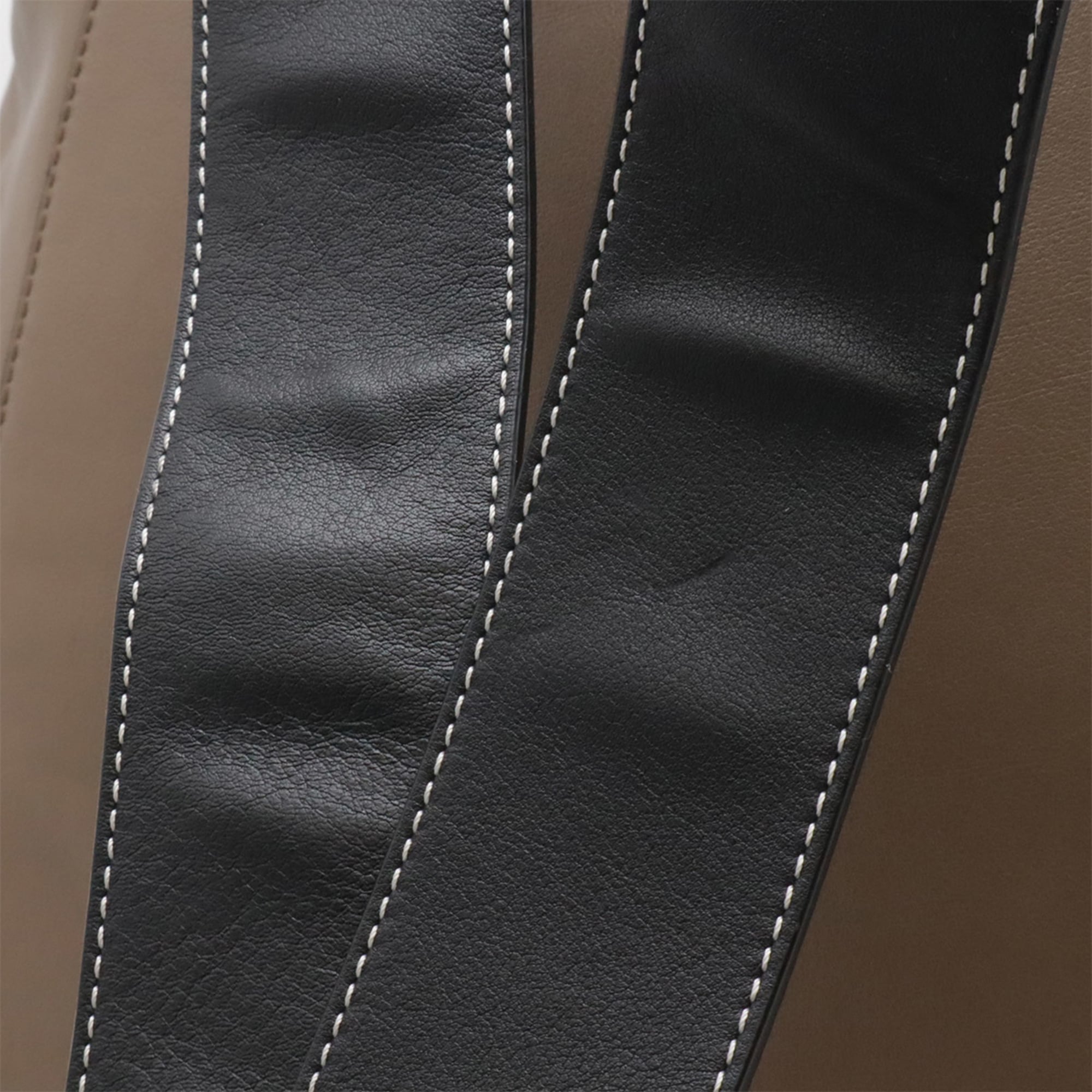 Loewe Black Brown Gray Leather Backpack (Pre-Owned)