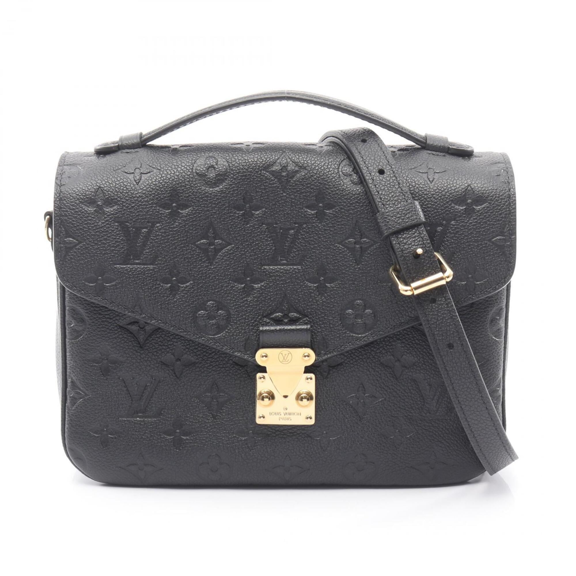 Louis Vuitton Black Monogram Empreinte Handbag Pochette (Pre-Owned)
