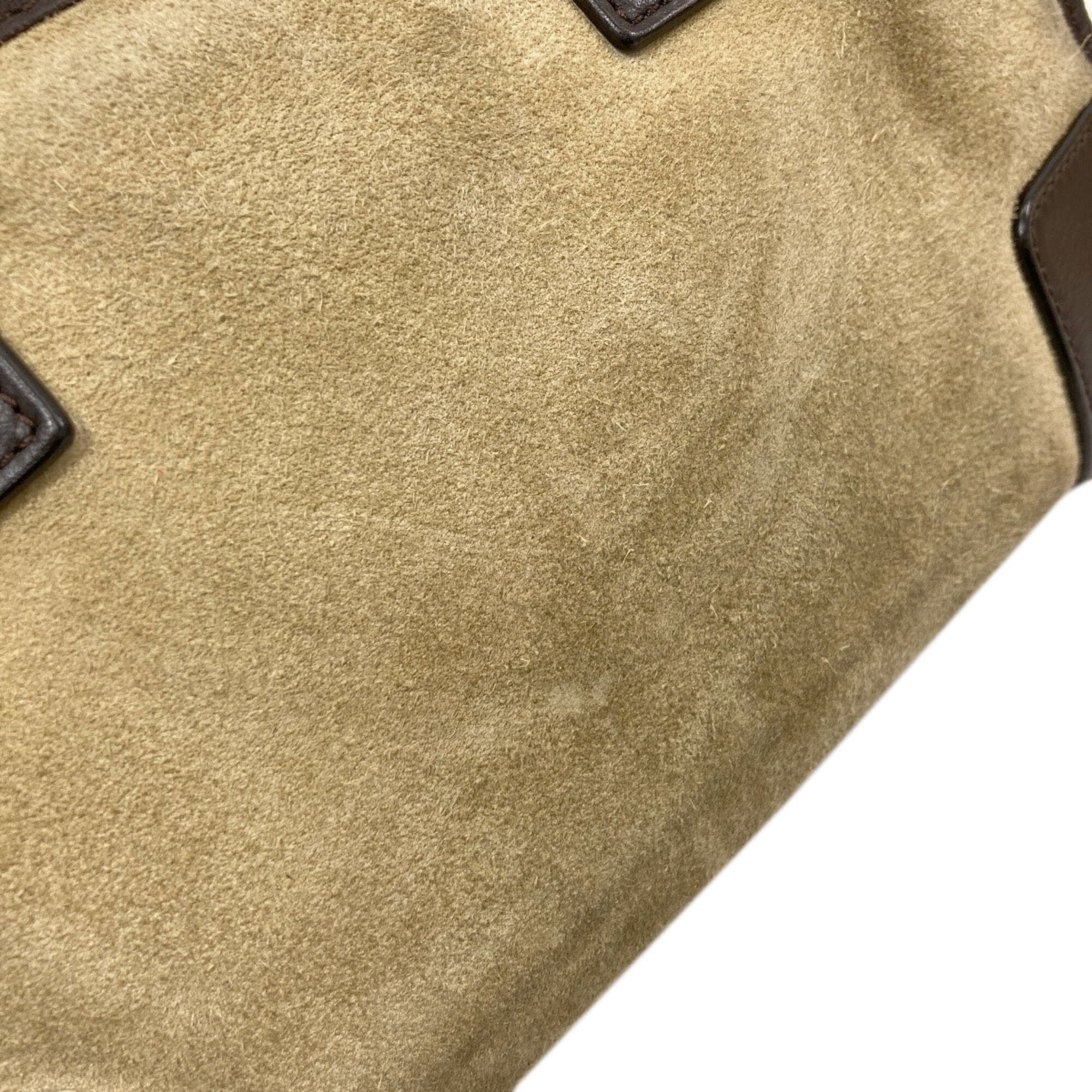 Loewe Brown Suede Handbag (Pre-Owned)