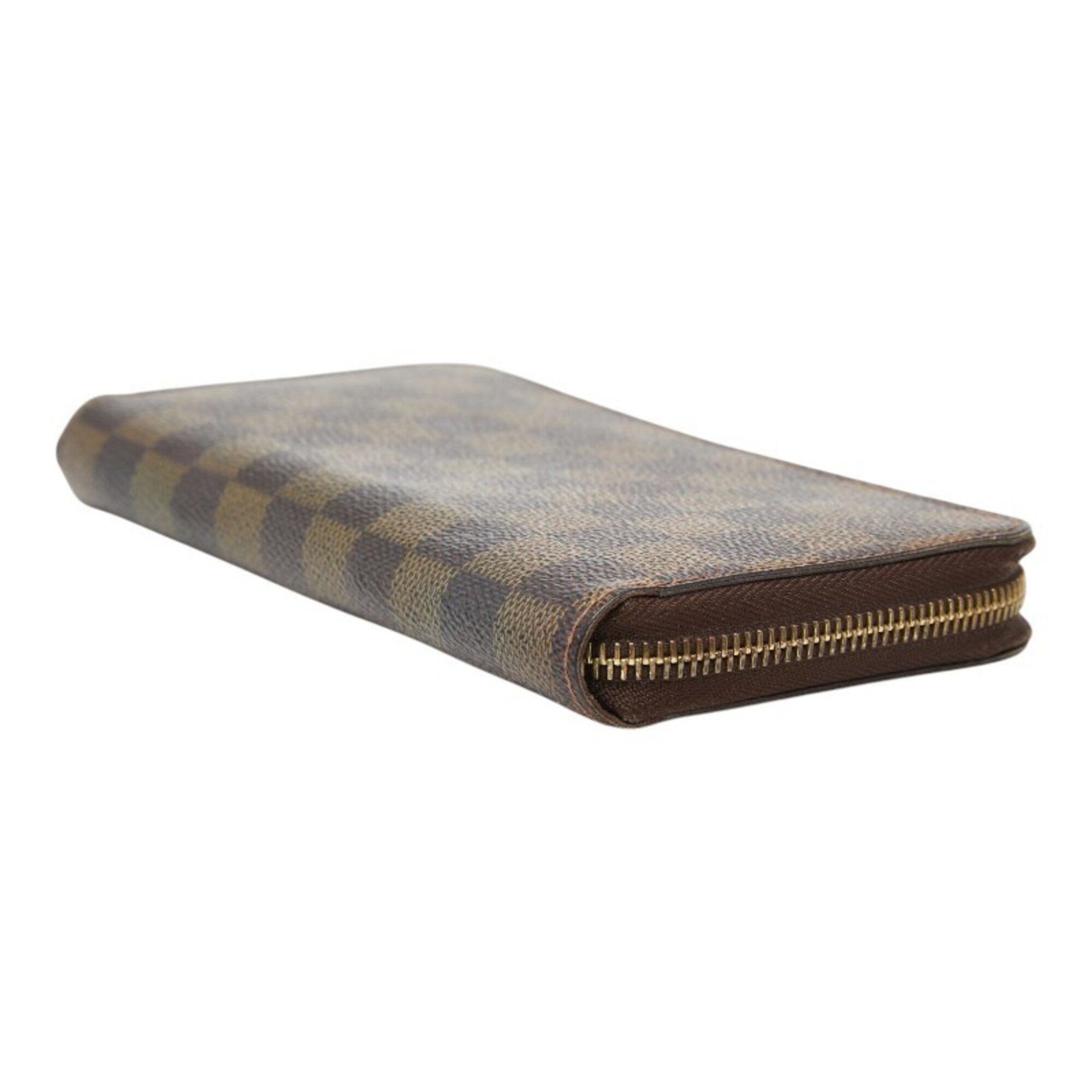 Louis Vuitton Brown Pvc Leather Long Wallet (Bi-Fold) (Pre-Owned)