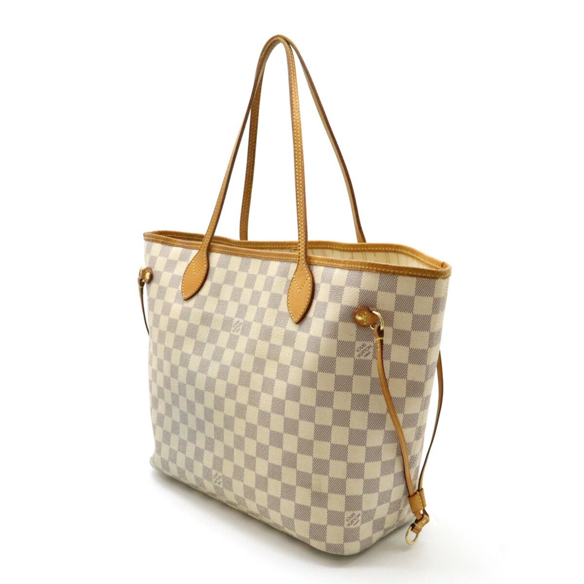 Louis Vuitton Damier Azur Ivory Damier Azur Shoulder Bag Tote Bag (Pre-Owned)