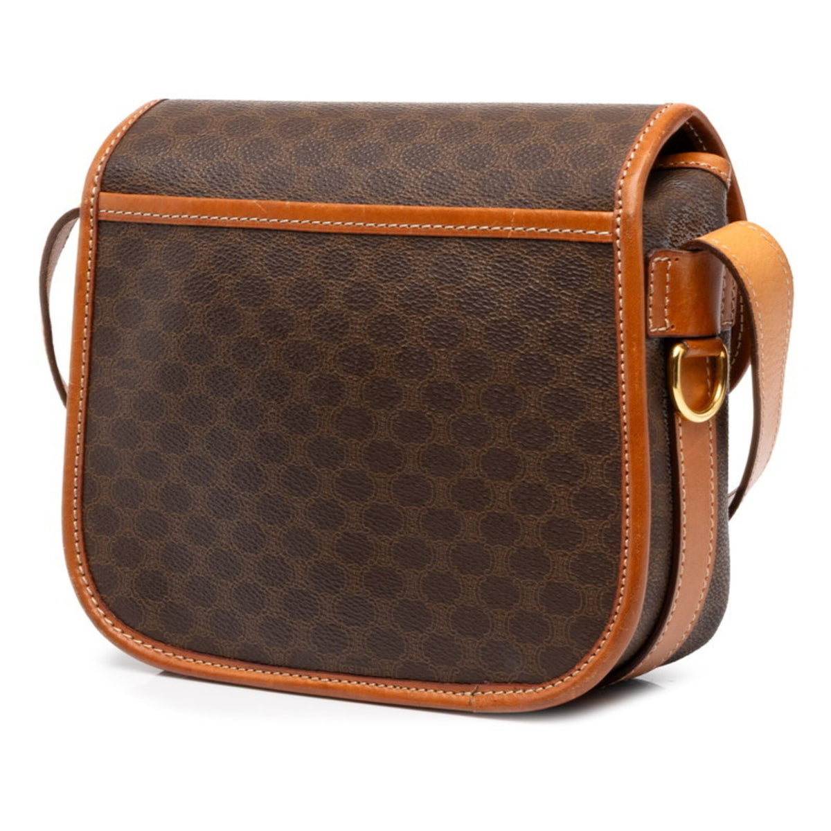 Celine Brown Pvc Leather Shoulder Bag (Pre-Owned)