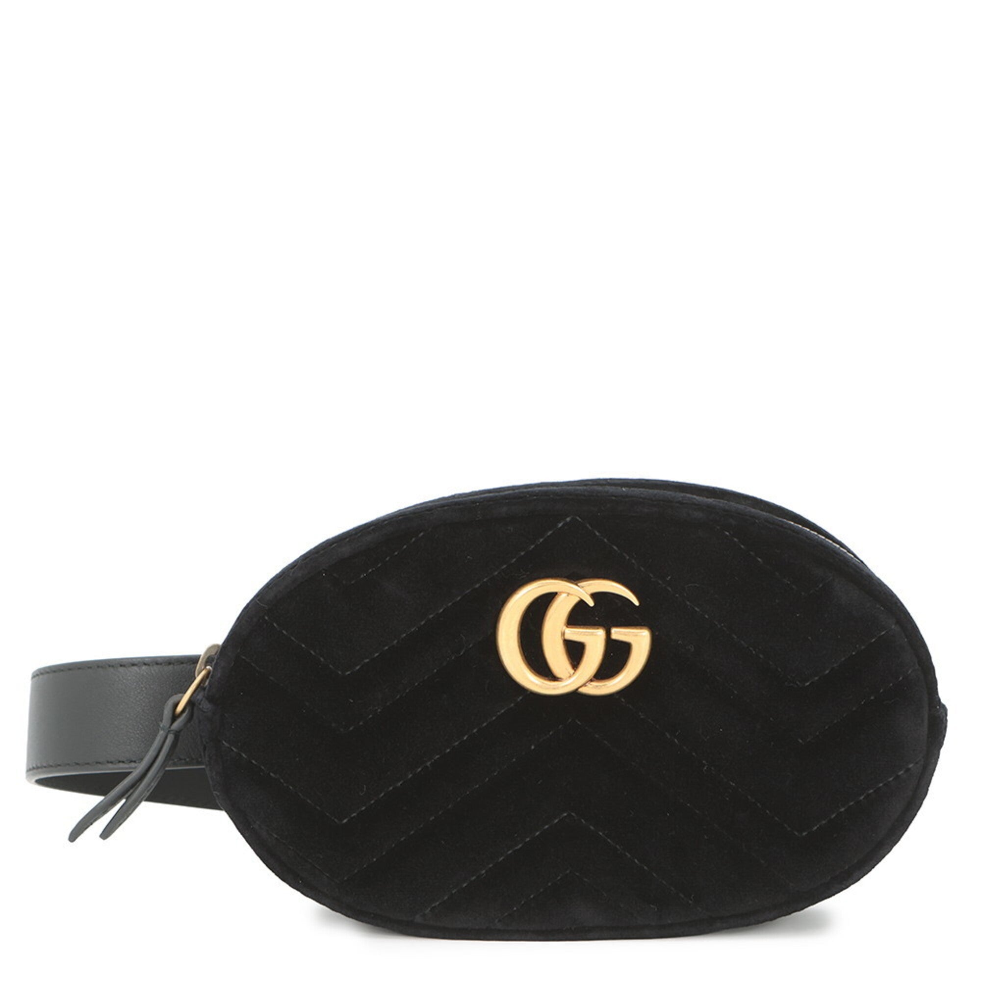 Gucci Black Pink Leather Fanny Pack Handbag Pouch (Pre-Owned)
