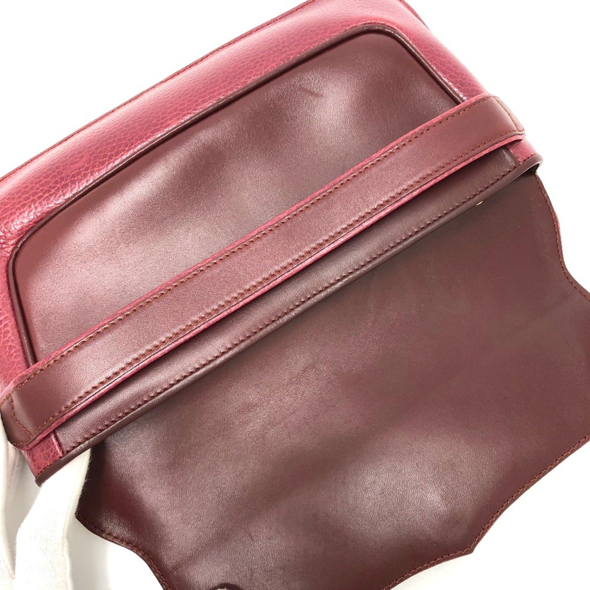 Cartier Other Leather Clutch Bag (Pre-Owned)