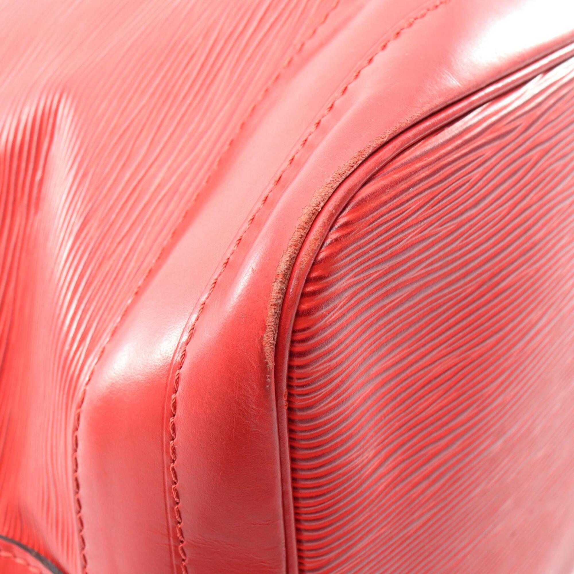 Louis Vuitton Red Color Leather Handbag Shoulder Bag (Pre-Owned)