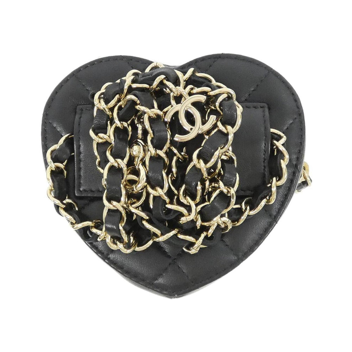 Chanel Black Leather Fanny Pack (Pre-Owned)
