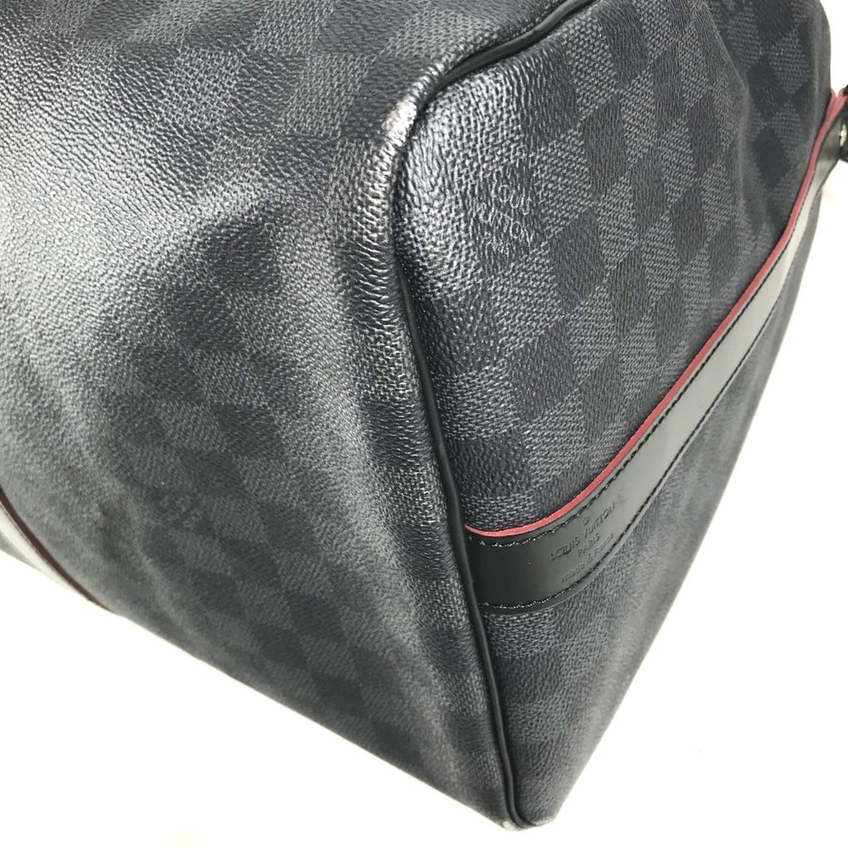 Louis Vuitton Black Damier Graphite Canvas Boston Bag (Pre-Owned)