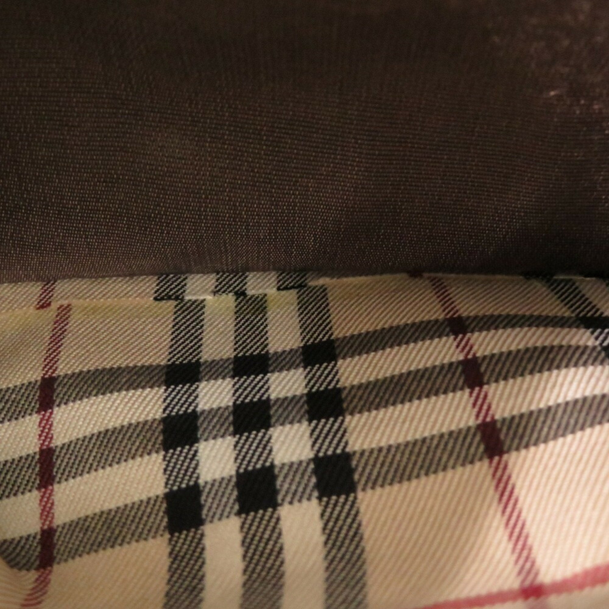 Burberry Brown Leather Handbag (Pre-Owned)