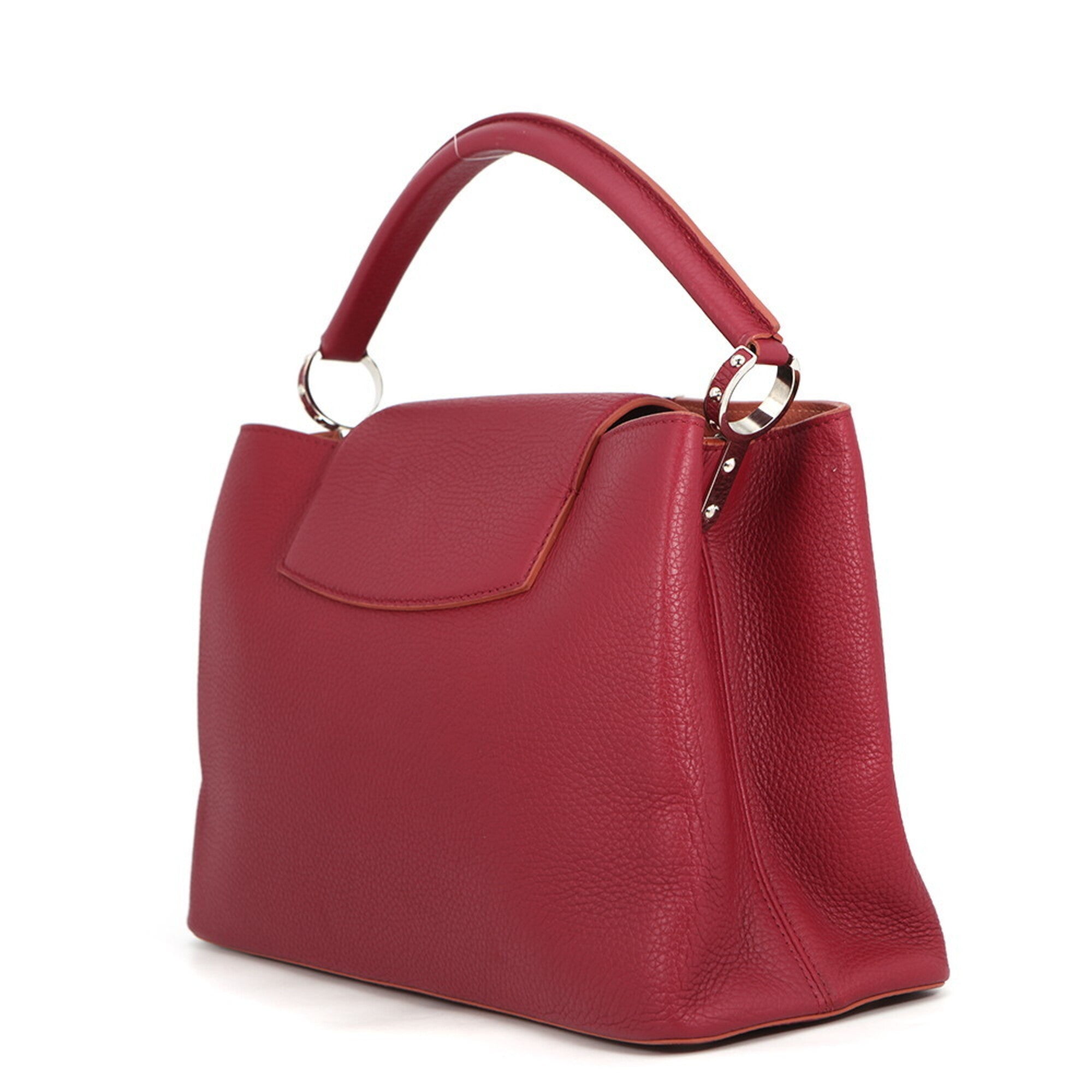 Louis Vuitton Bordeaux Salmon Pink Leather Handbag (Pre-Owned)