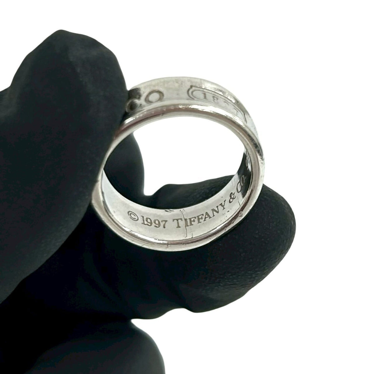 Tiffany Silver Silver 925 Band Ring (Pre-Owned)