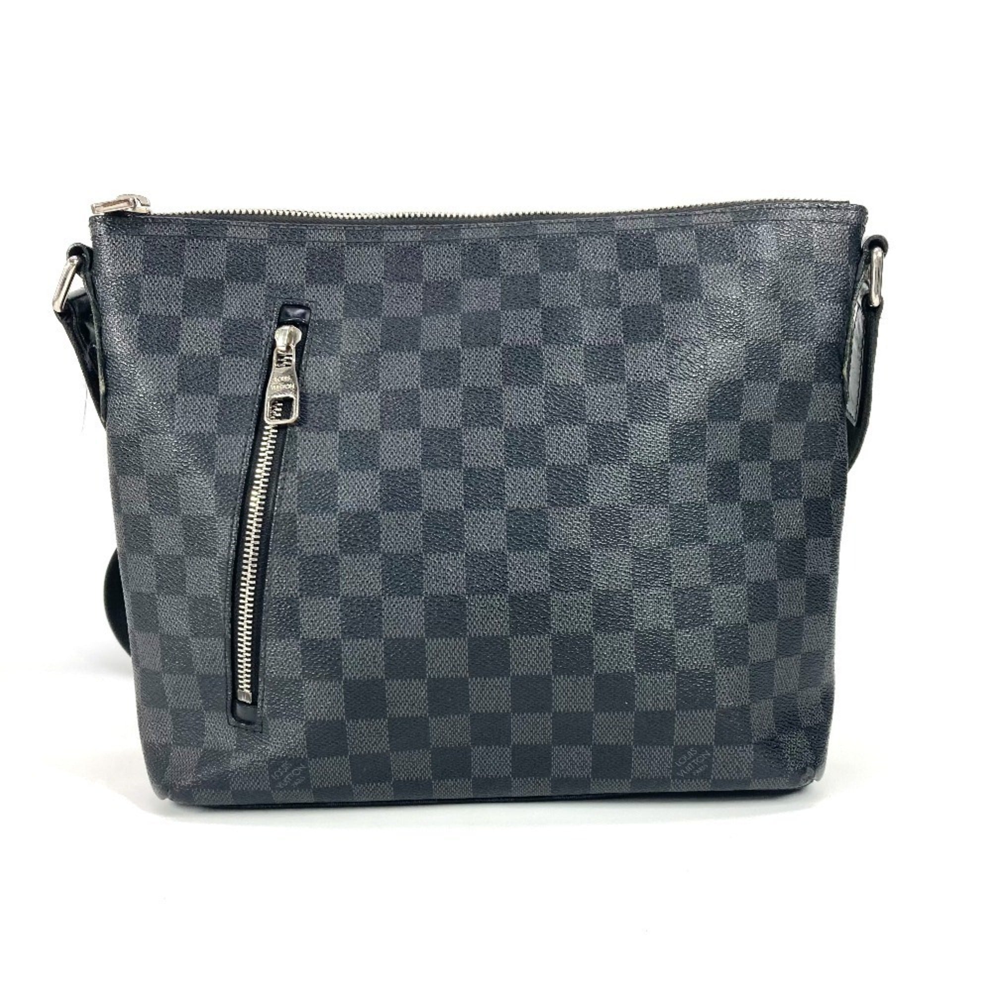 Louis Vuitton Black Damier Graphite Shoulder Bag (Pre-Owned)
