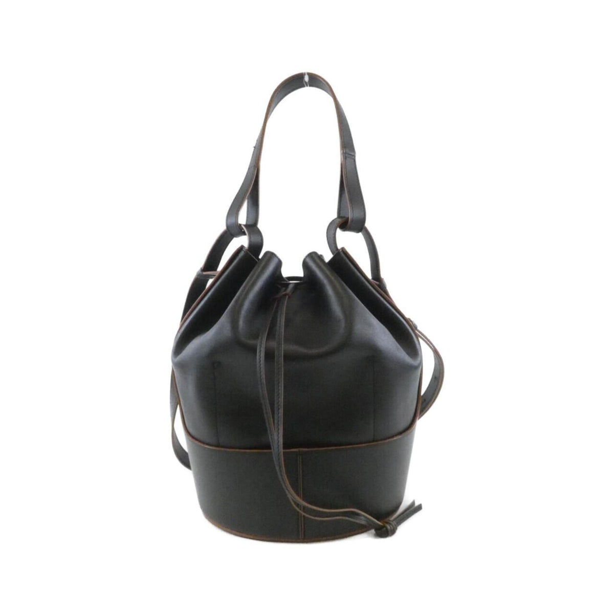 Loewe Black Leather Shoulder Bag (Pre-Owned)