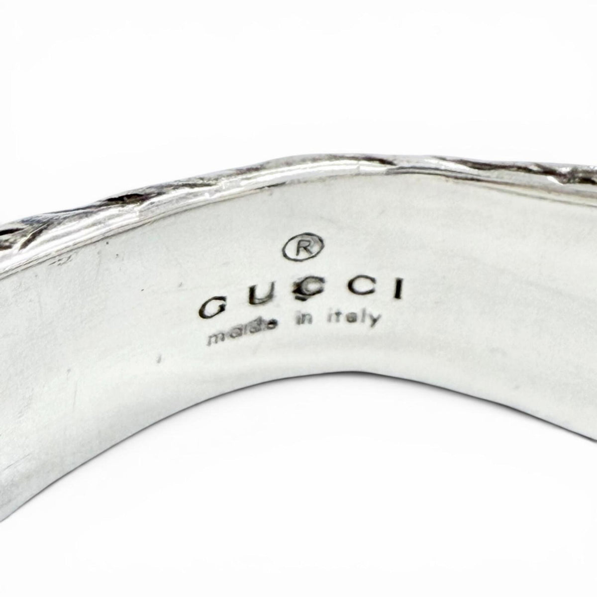 Gucci Silver Silver 925 Band Ring (Pre-Owned)