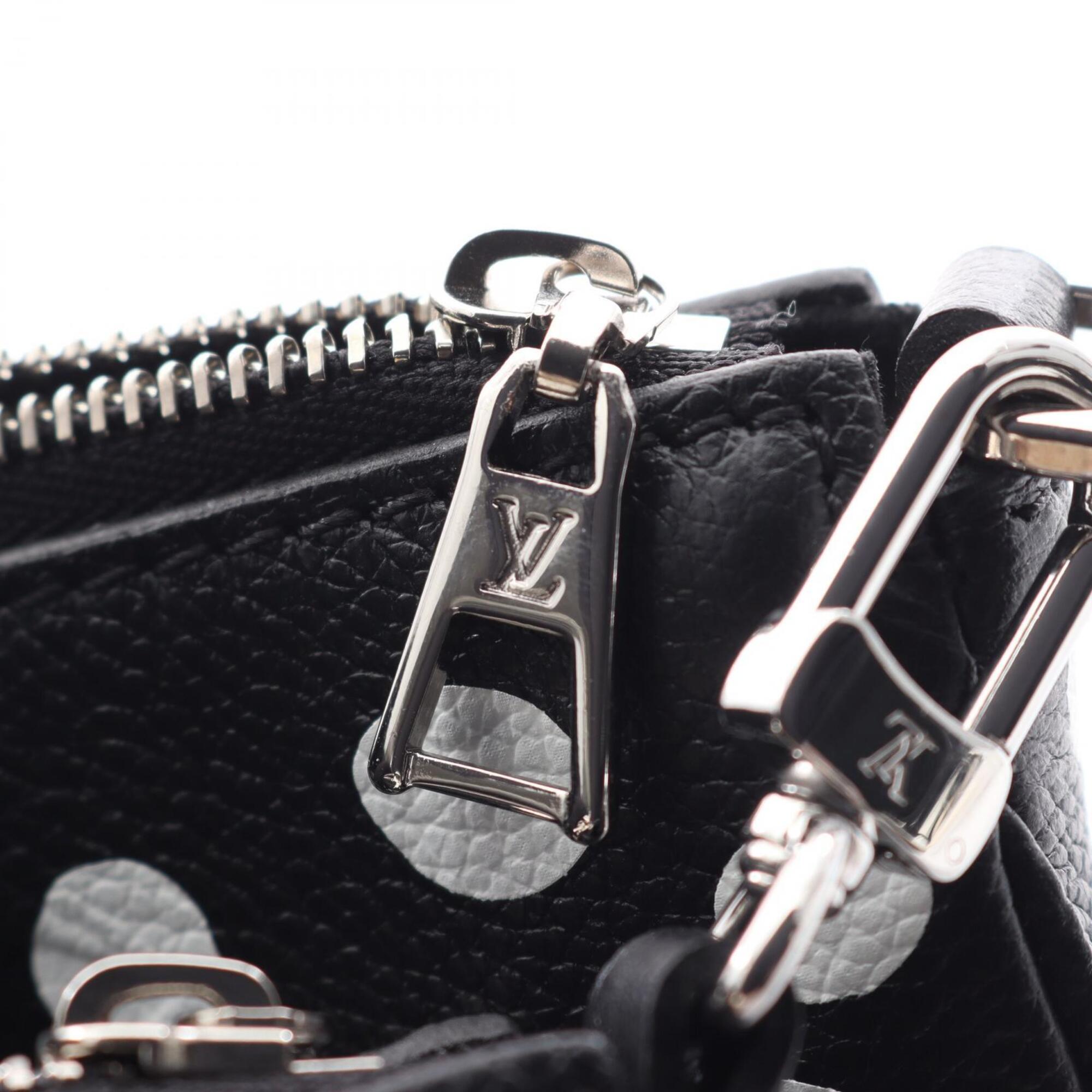 Louis Vuitton Black White Monogram Empreinte Handbag Pochette Shoulder Bag (Pre-Owned)