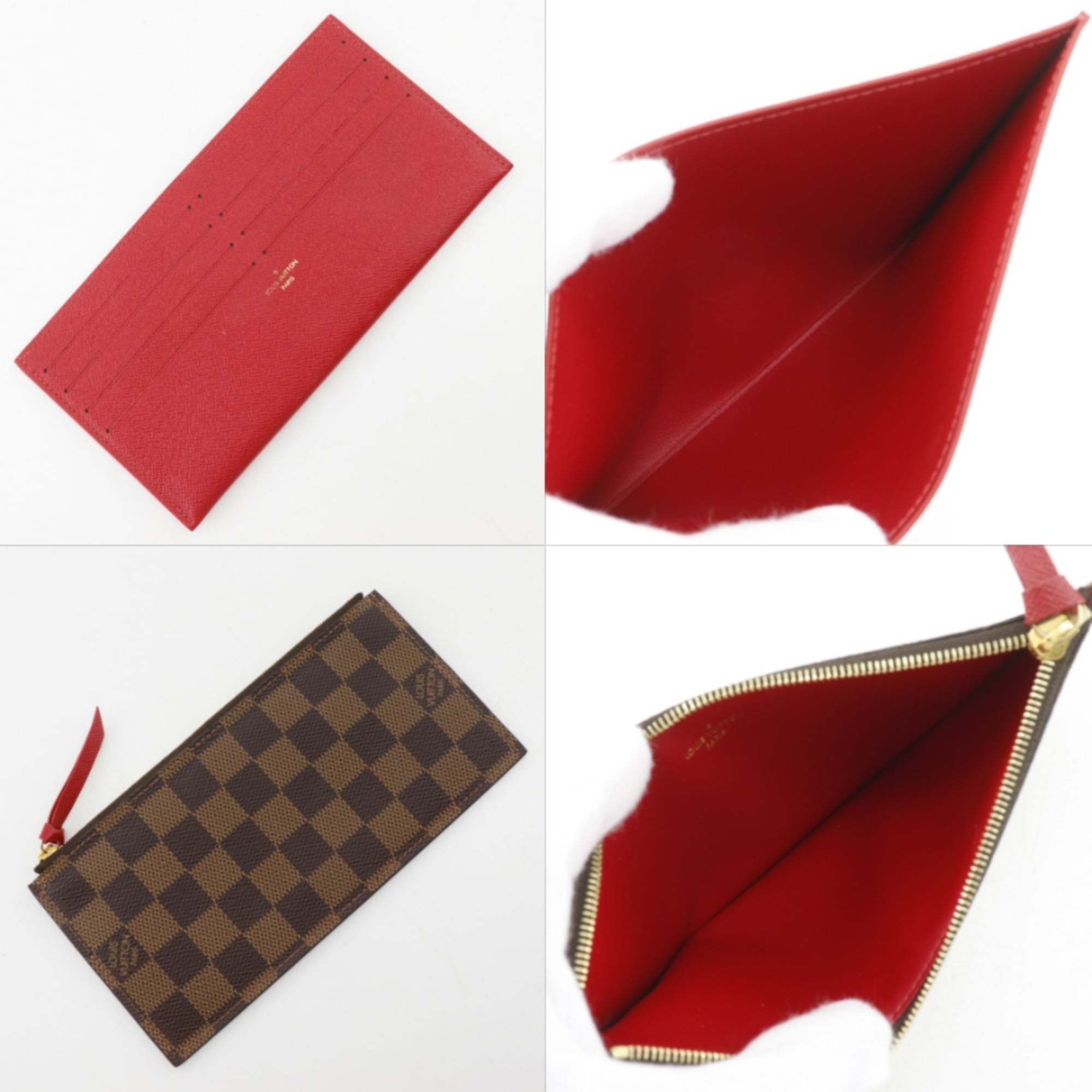 Louis Vuitton Brown Damier Canvas Pochette Pouch Shoulder Bag (Pre-Owned)