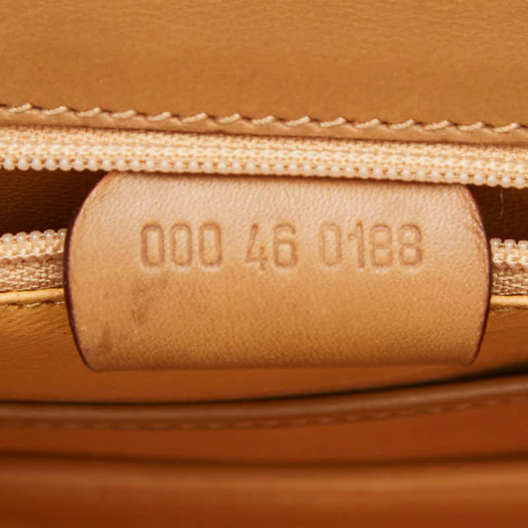 Gucci Brown Bamboo Leather Handbag Shoulder Bag (Pre-Owned)