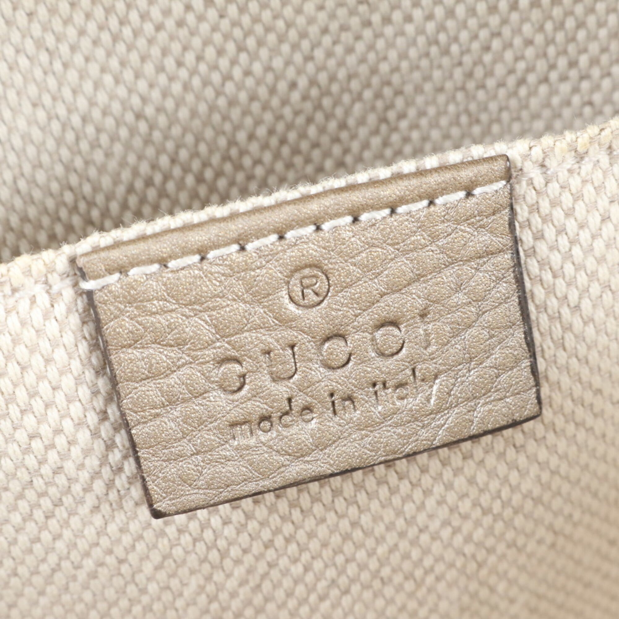 Gucci Soho Gold Leather Shoulder Bag (Pre-Owned)