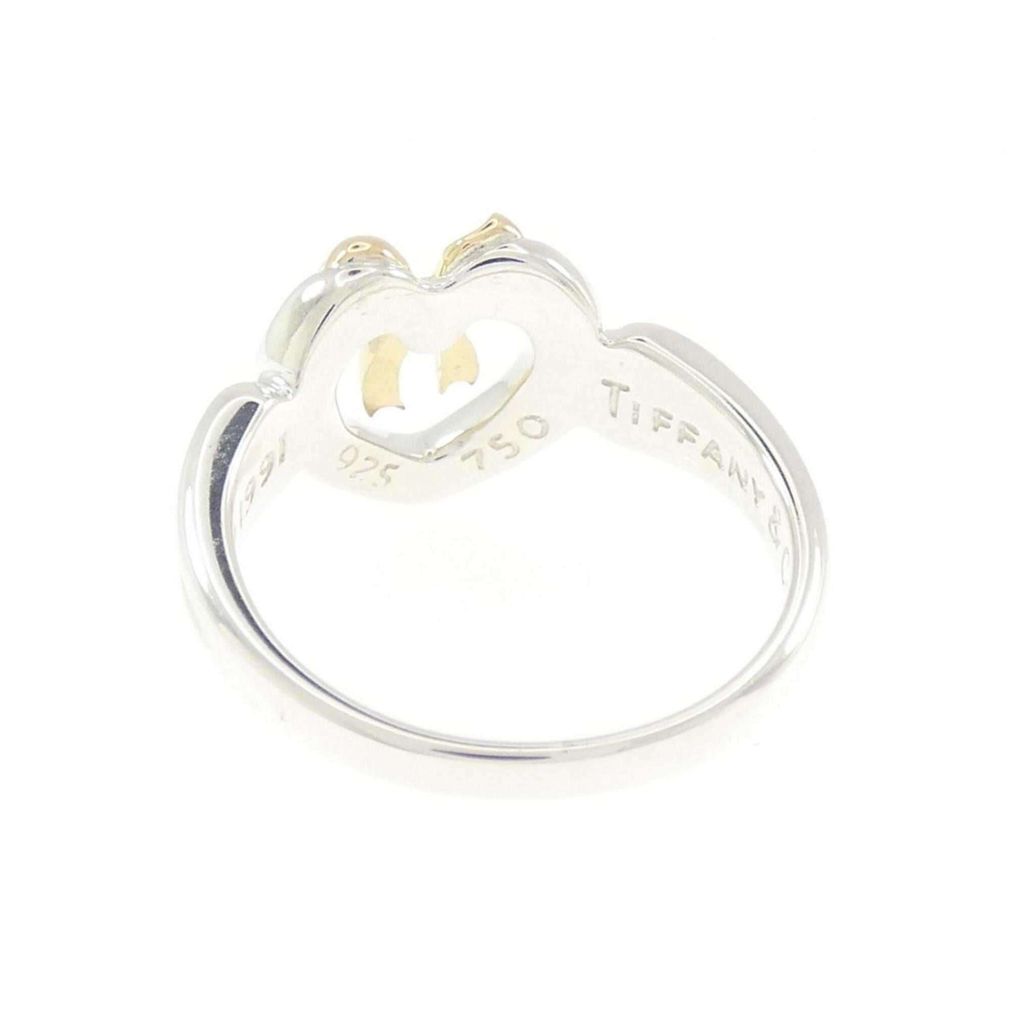 Tiffany Yellow Gold (18K) Silver 925 Band Ring (Pre-Owned)