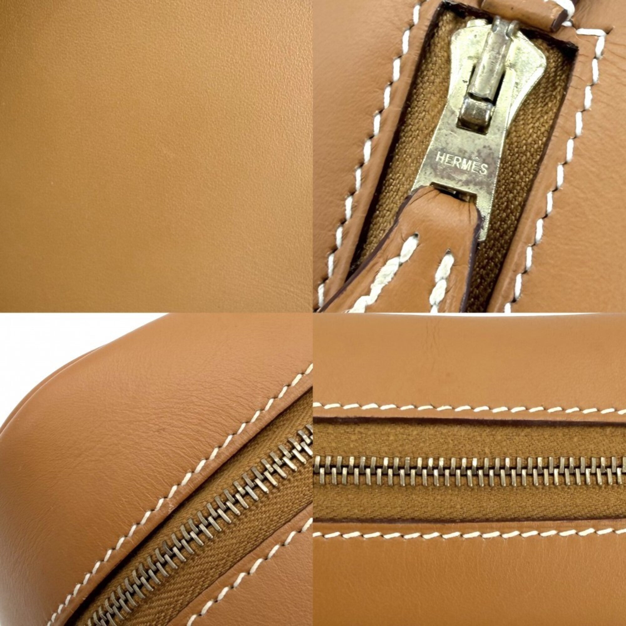 Hermes Brown Leather Handbag (Pre-Owned)