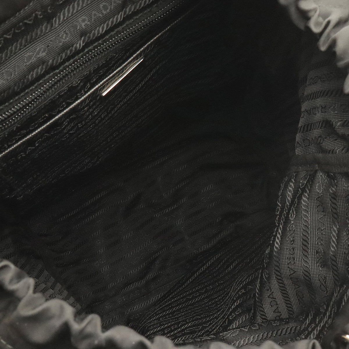 Prada Black Nero Nylon Backpack Shoulder Bag (Pre-Owned)
