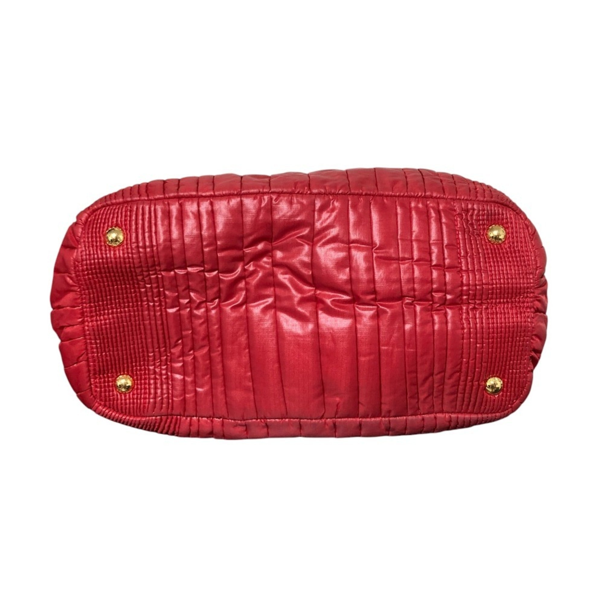 Prada Red Color Handbag Shoulder Bag (Pre-Owned)