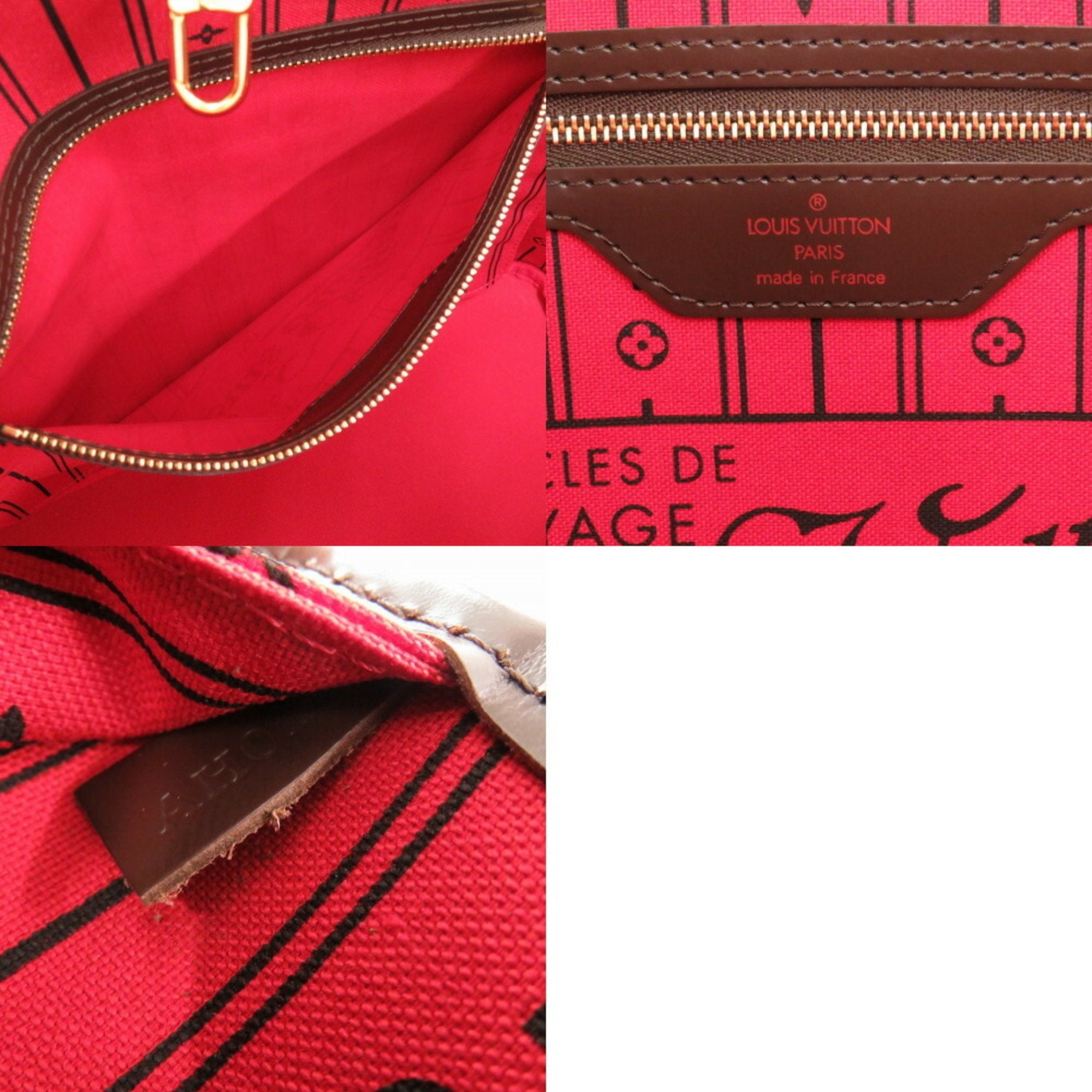 Louis Vuitton Brown Damier Canvas Tote Bag (Pre-Owned)