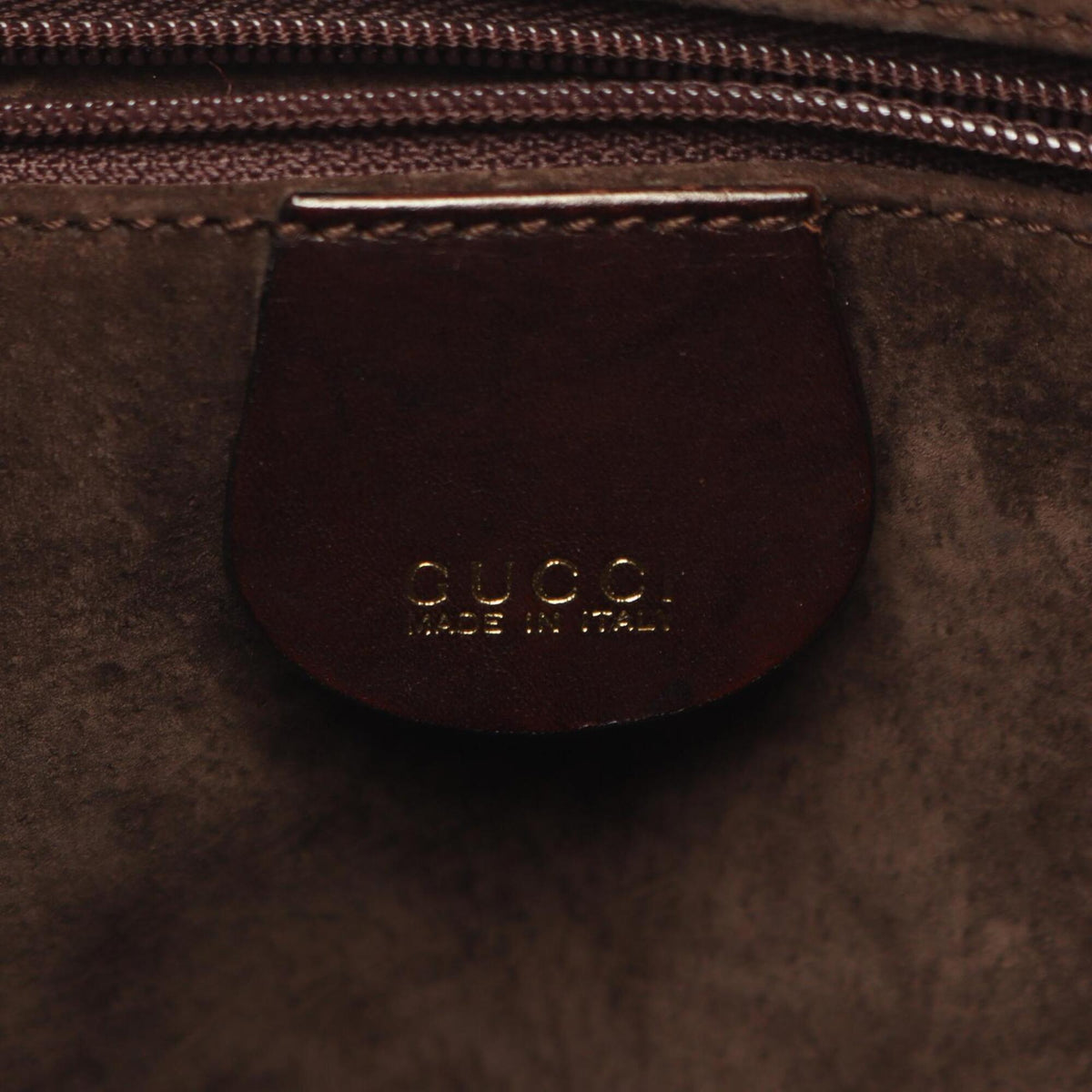 Gucci Brown Leather Handbag (Pre-Owned)