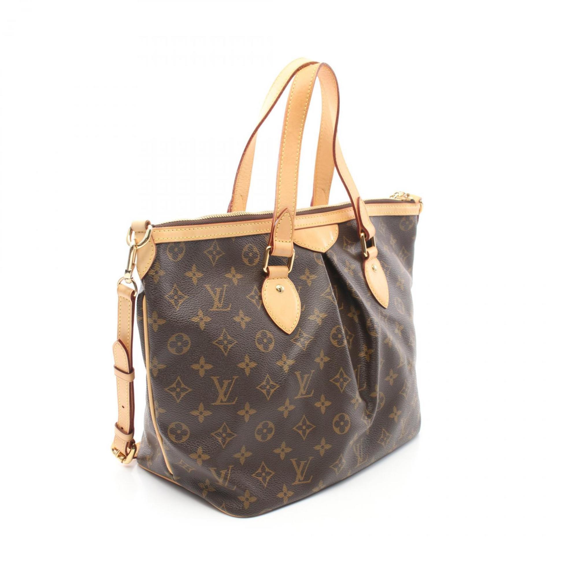 Louis Vuitton Brown Coated Canvas Leather Handbag (Pre-Owned)