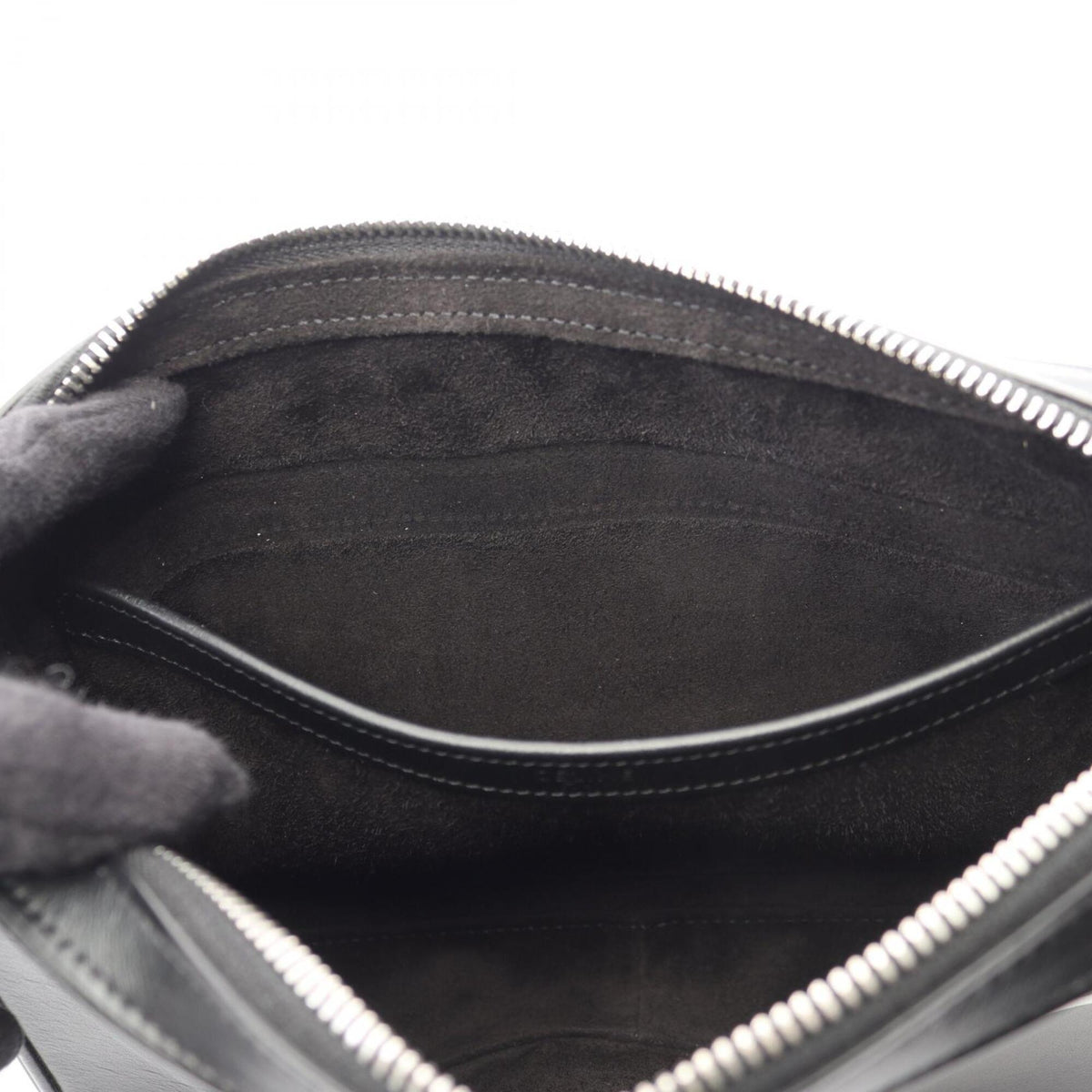 Celine Black Leather Handbag Messenger Bag Shoulder Bag (Pre-Owned)