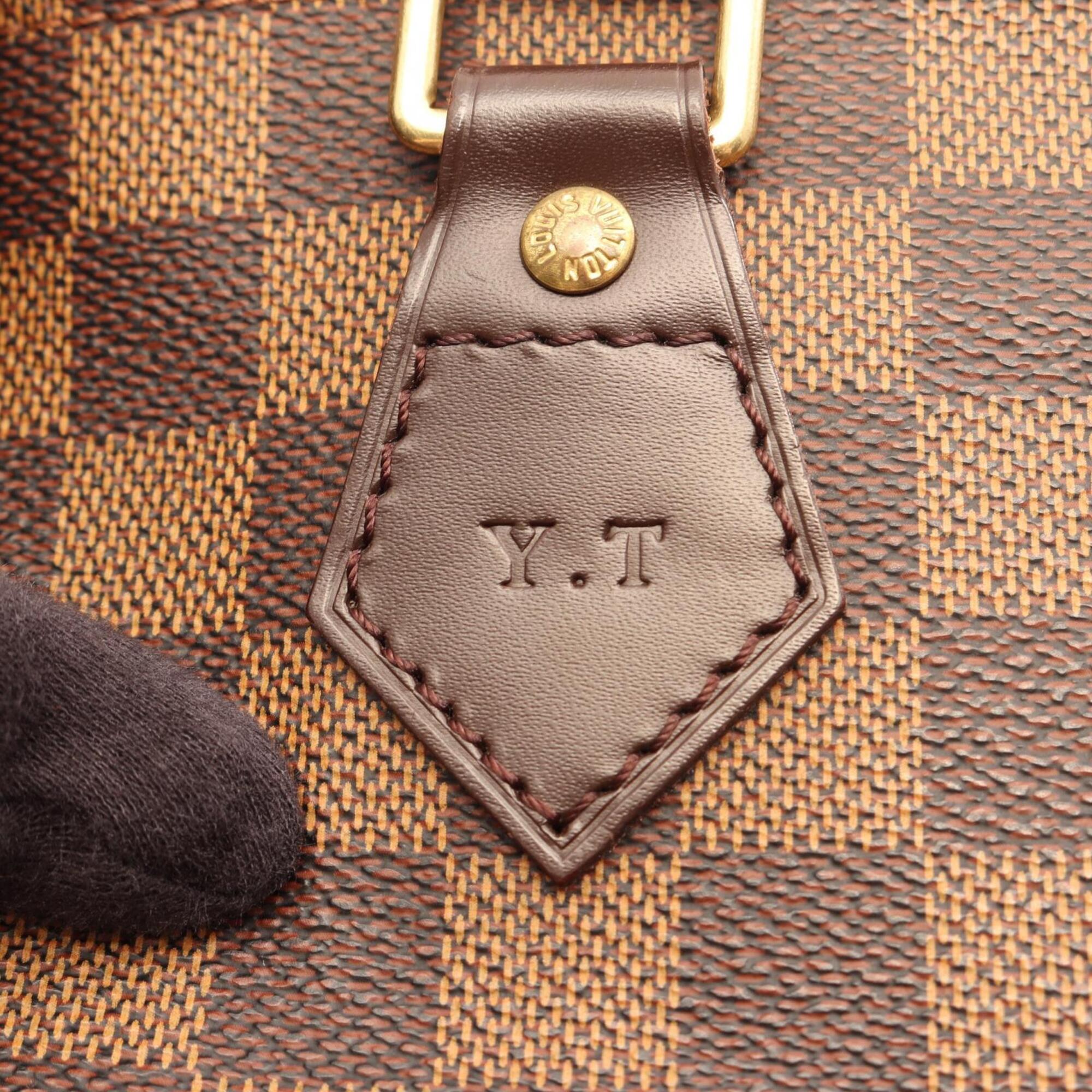 Louis Vuitton Brown Coated Canvas Pvc Leather Handbag Tote Bag (Pre-Owned)