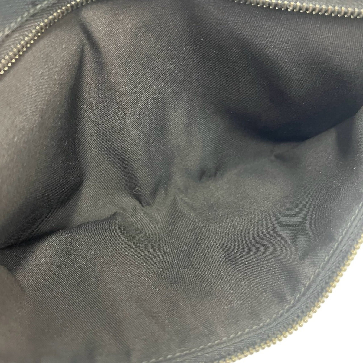 Gucci Black Canvas Leather Pouch Shoulder Bag Sling Bag (Pre-Owned)