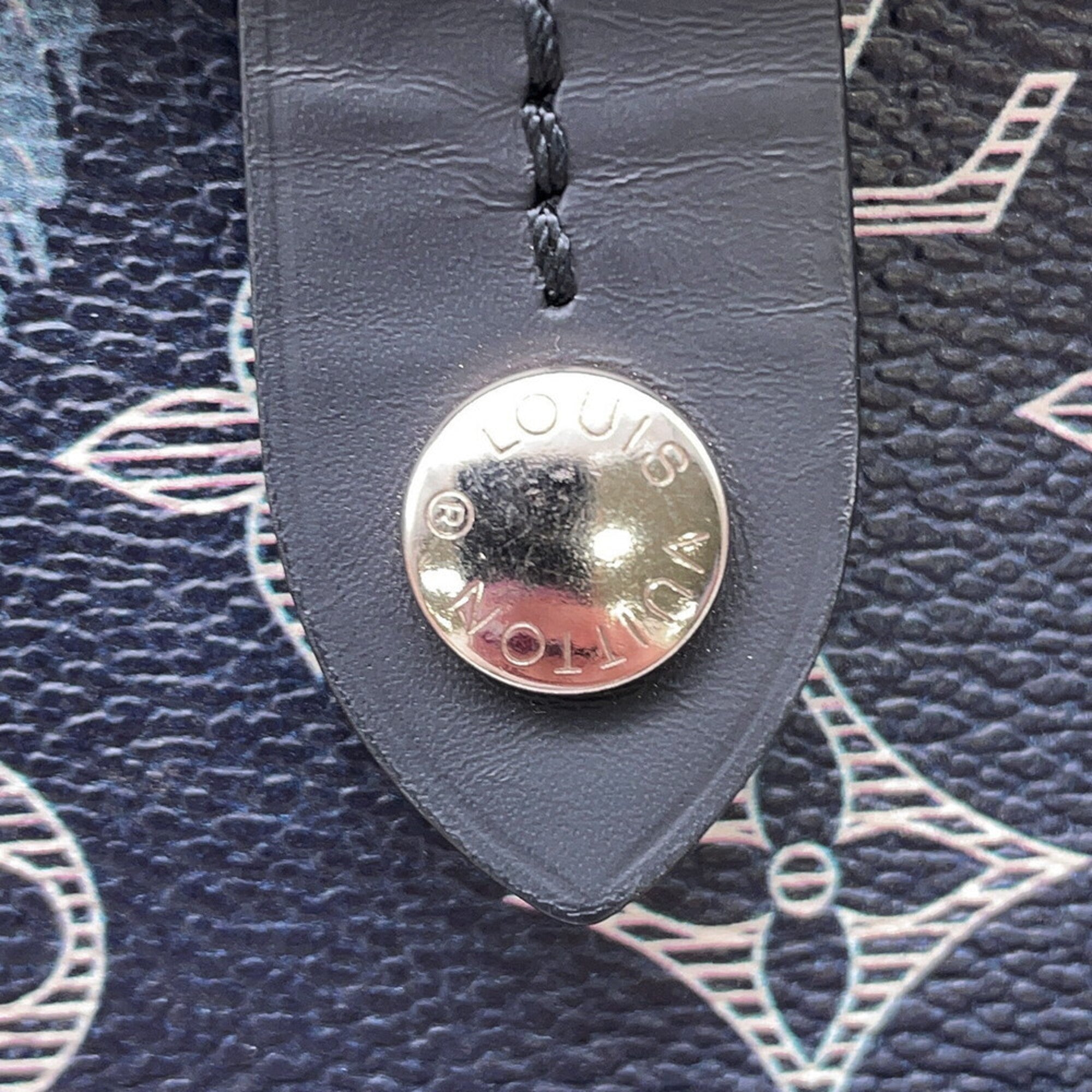 Louis Vuitton Monogram Navy Monogram Handbag Shoulder Bag (Pre-Owned)