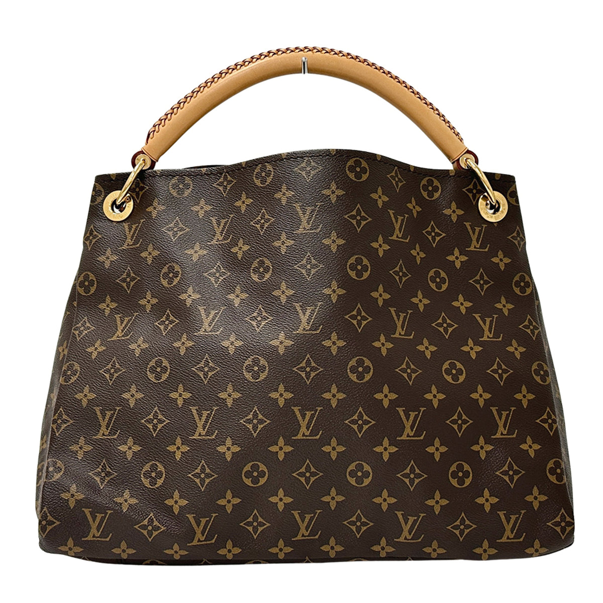Louis Vuitton Brown Monogram Canvas Handbag Shoulder Bag (Pre-Owned)