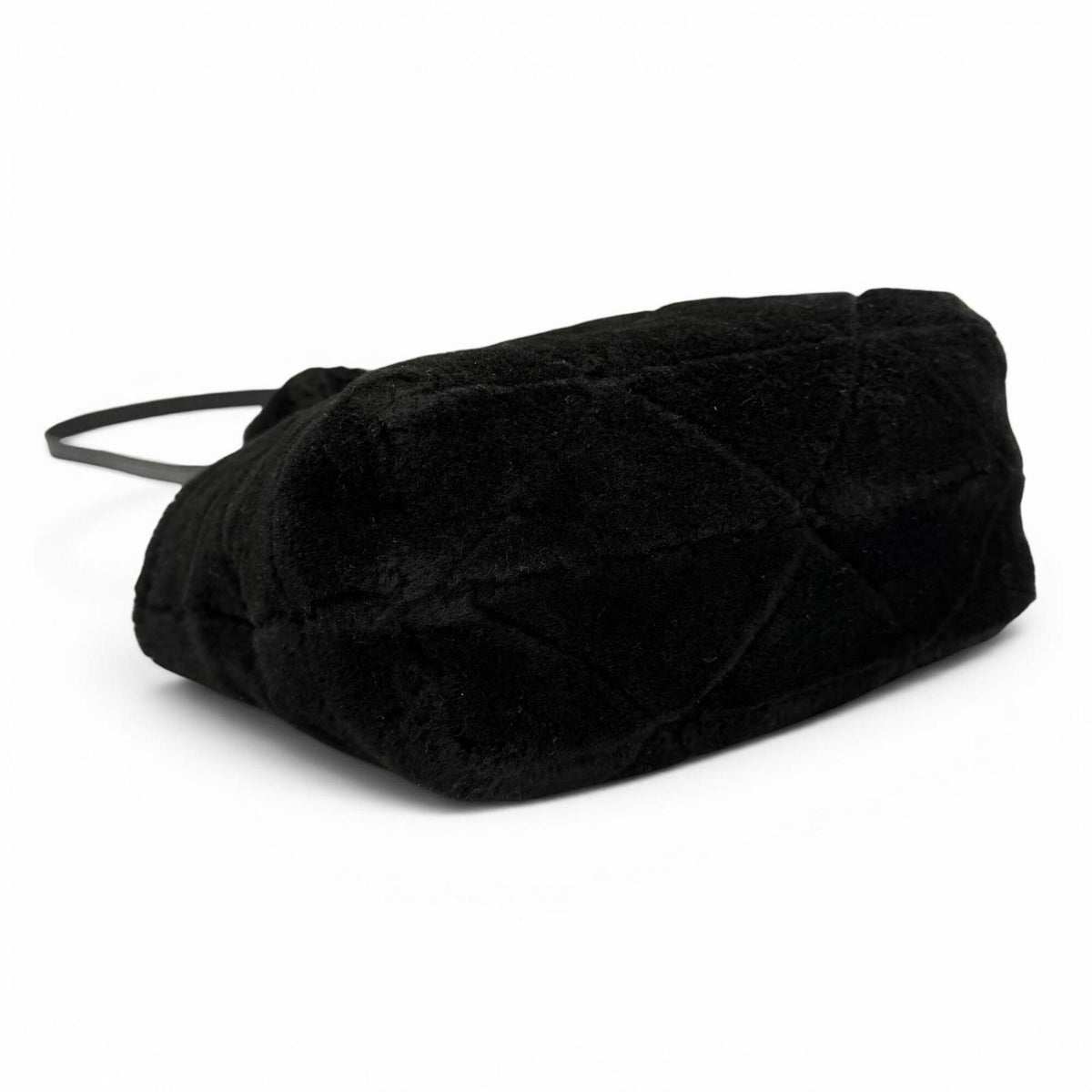 Prada Black Leather Pouch Shoulder Bag (Pre-Owned)