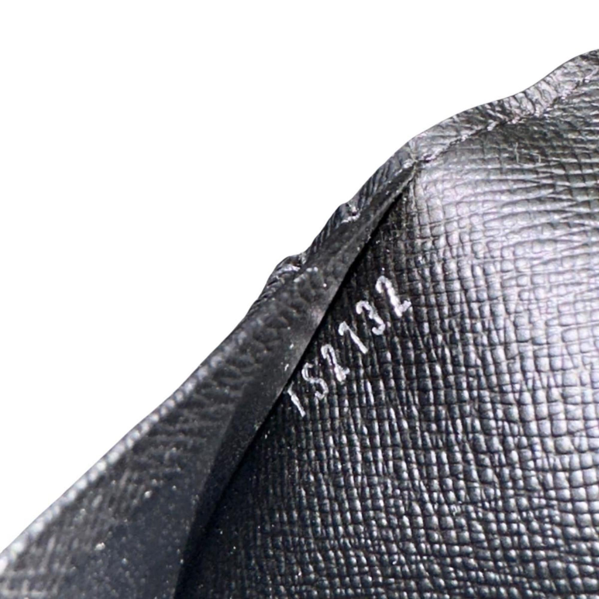 Louis Vuitton Damier Graphite Black Gray Damier Graphite Long Wallet (Bi-Fold) (Pre-Owned)